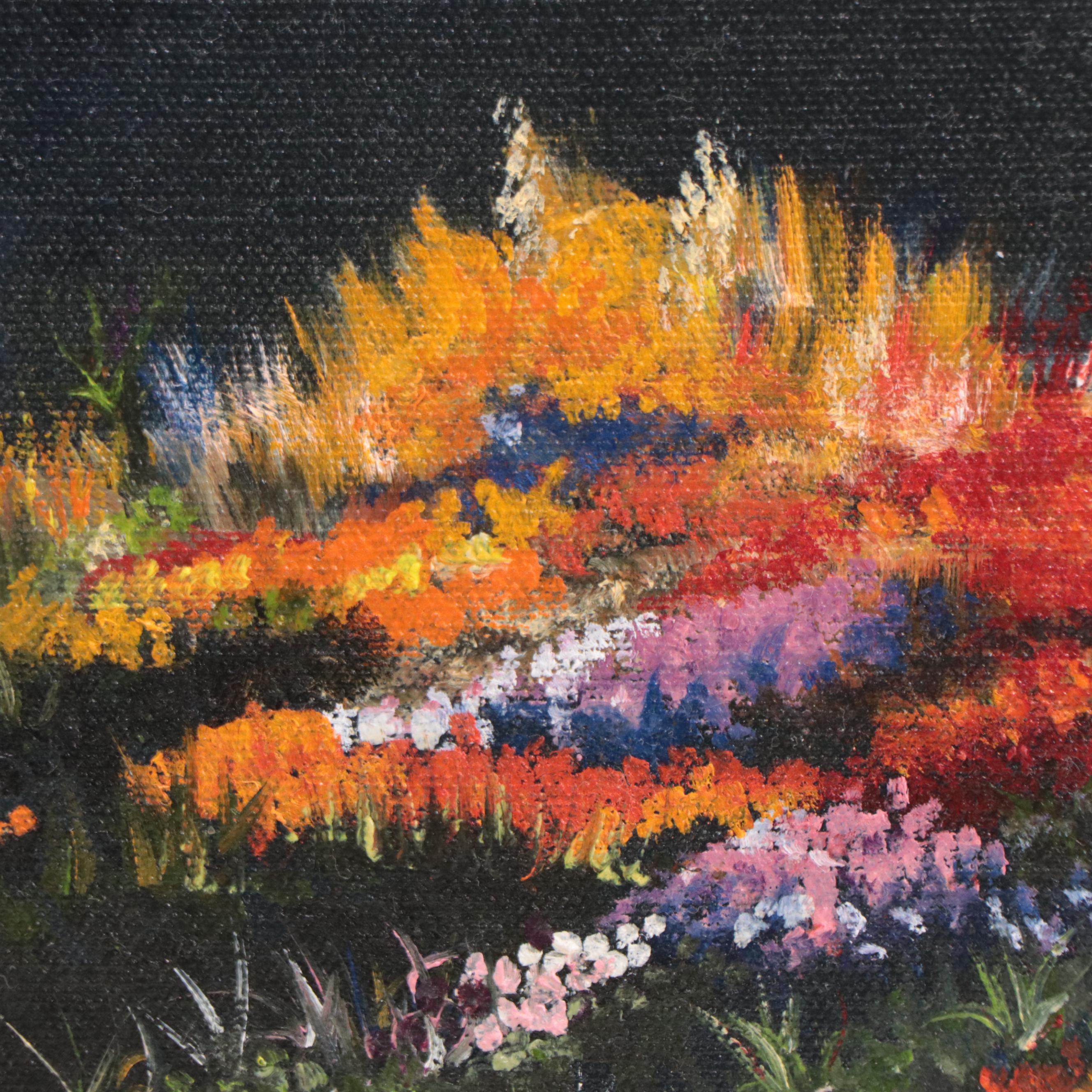 Acrylic Painting of Flowers