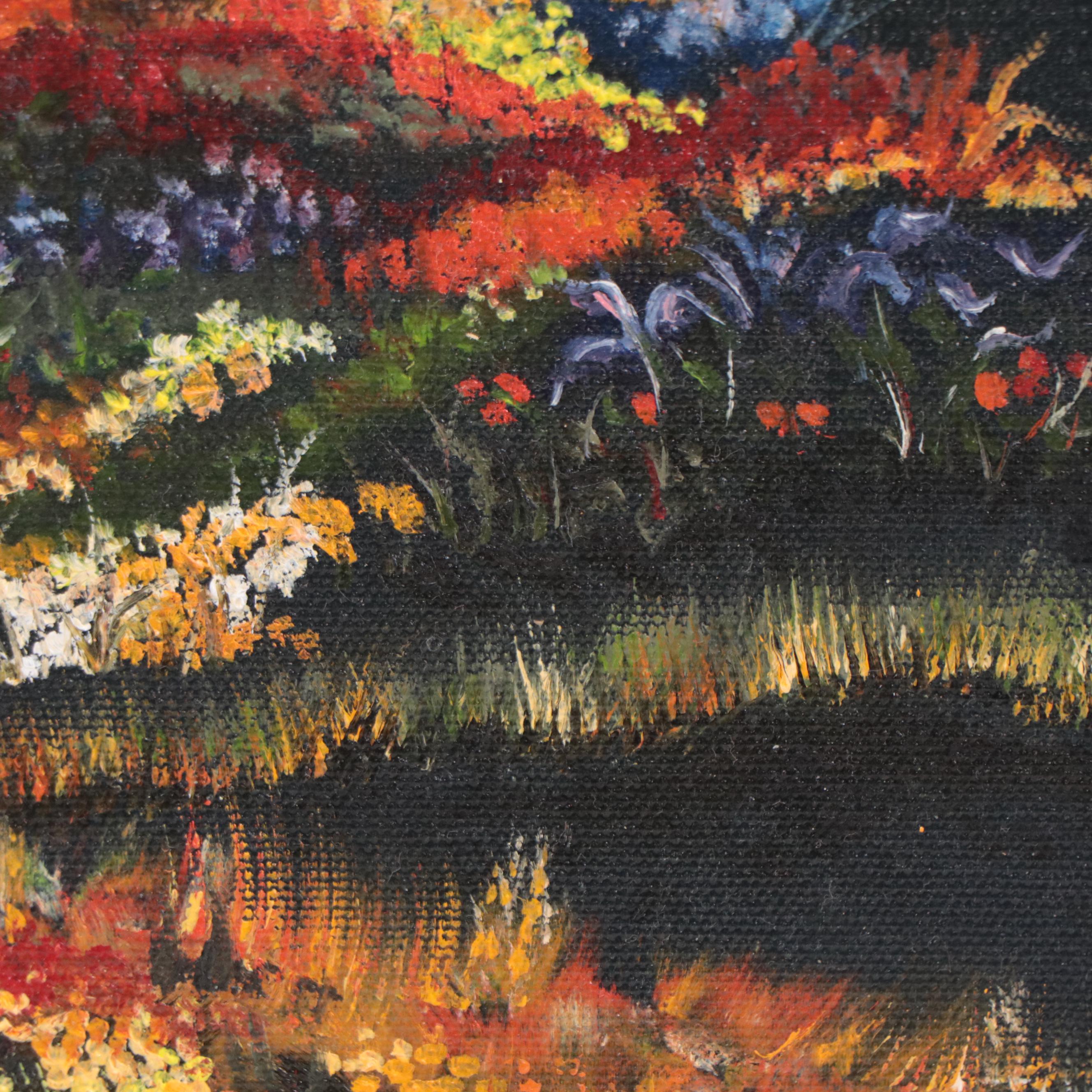 Acrylic Painting of Flowers