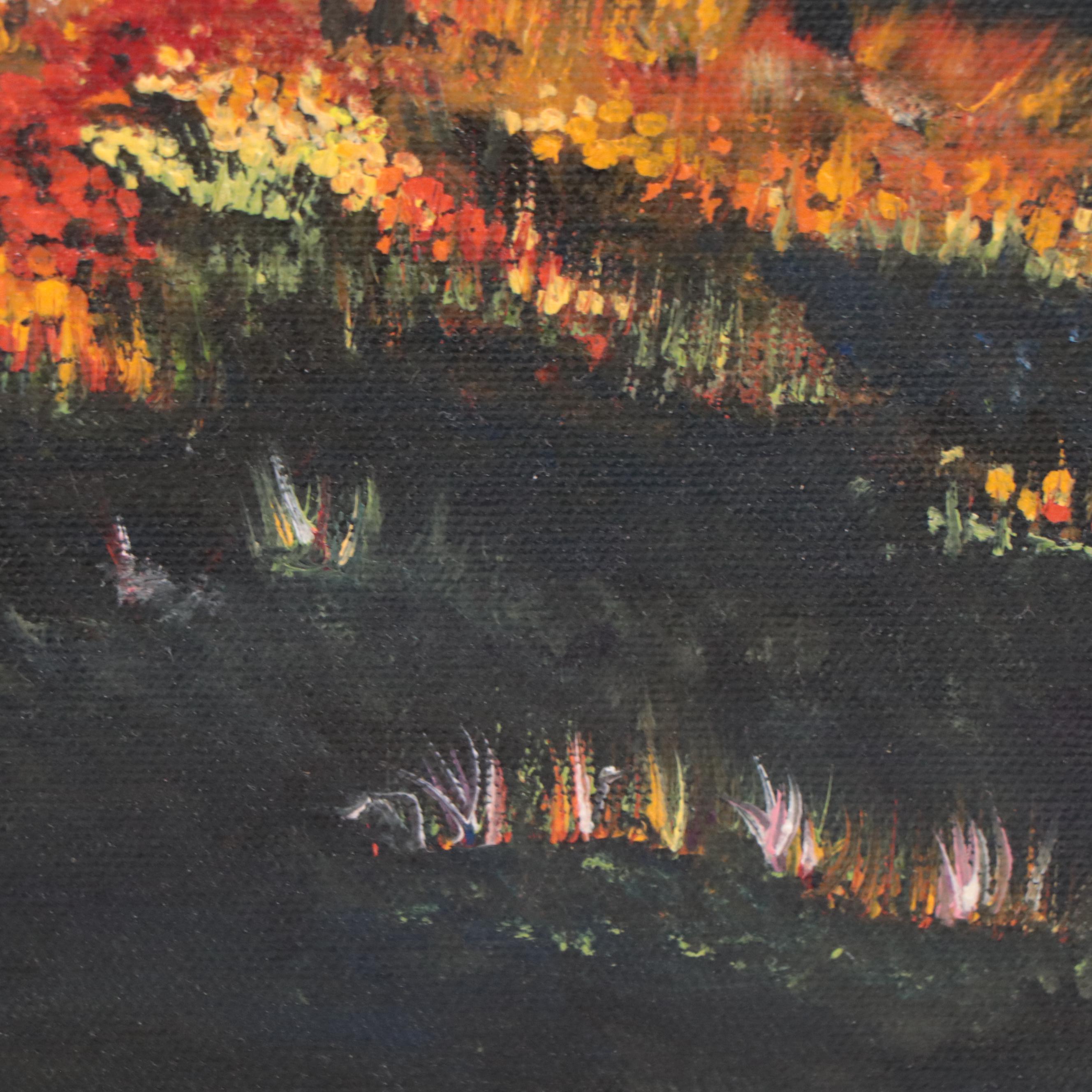 Acrylic Painting of Flowers