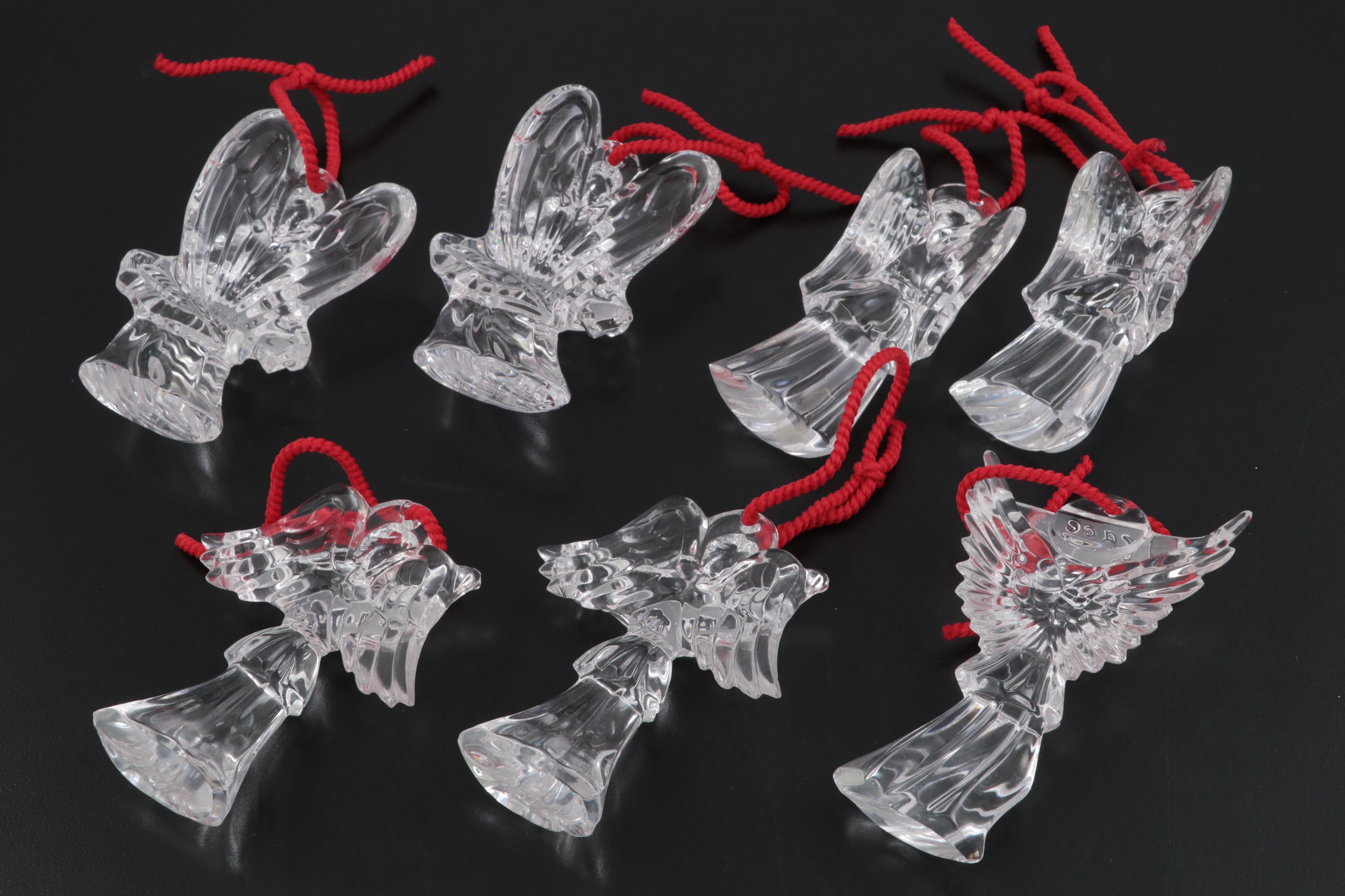 Waterford Crystal "Songs of Christmas" and "Millennium Angels" Ornaments