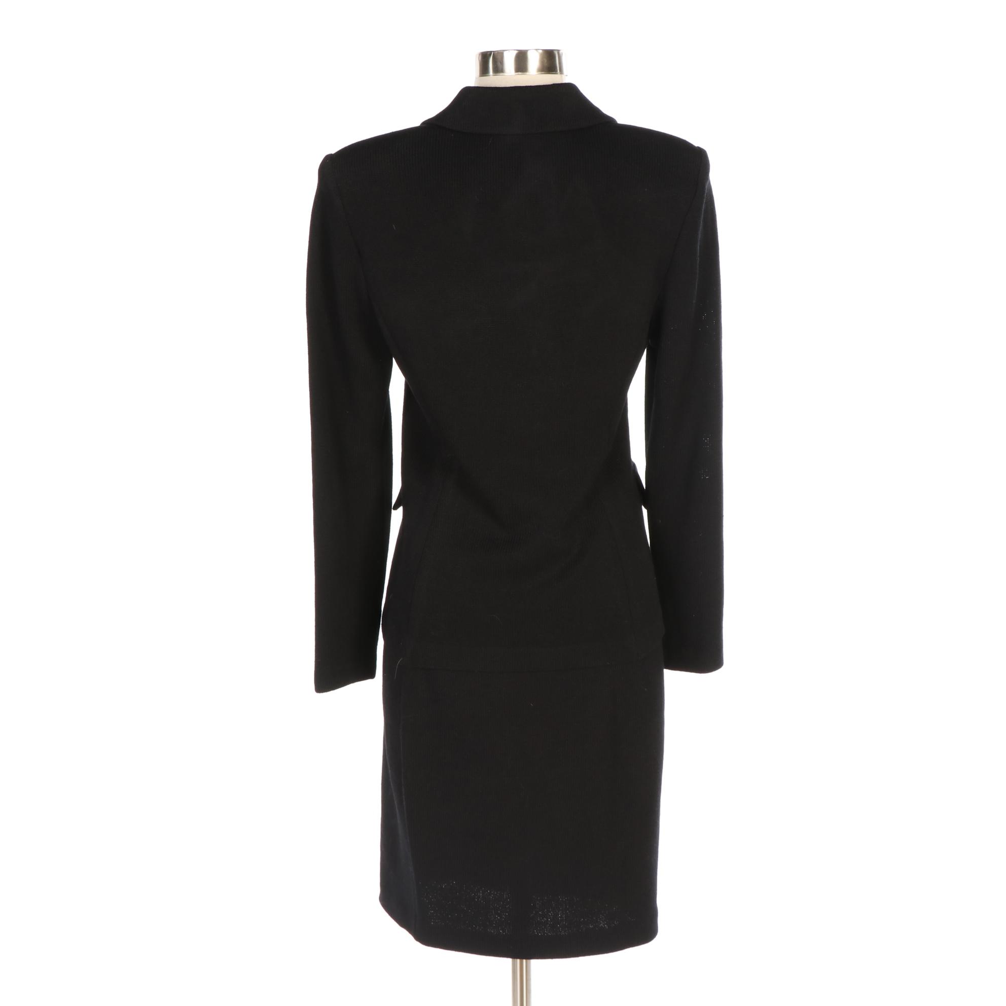 St. John Collection Short Sleeve Knit and Basics Skirt and Jacket