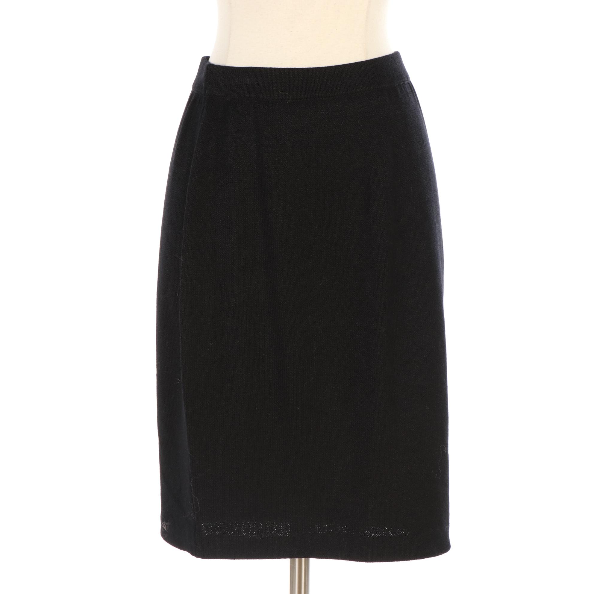 St. John Collection Short Sleeve Knit and Basics Skirt and Jacket