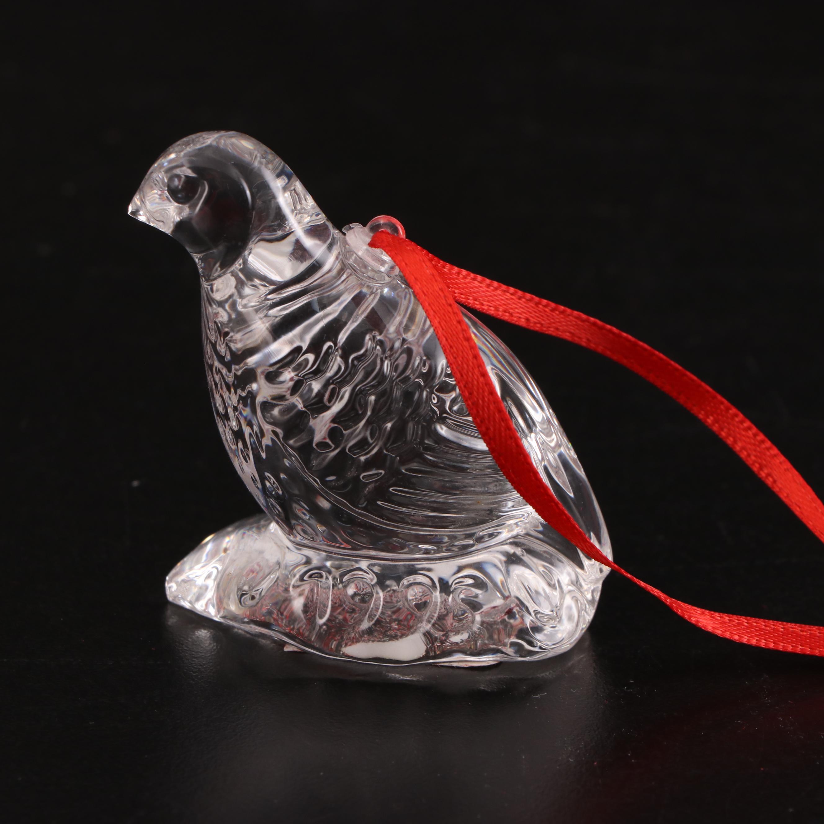 Waterford Crystal "12 Days of Christmas" and More Ornaments