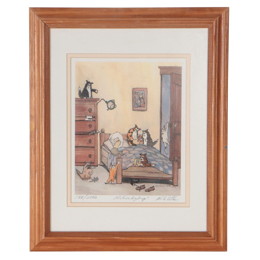Frank Coble Giclée "It's Time to Get Up!," Circa 2004