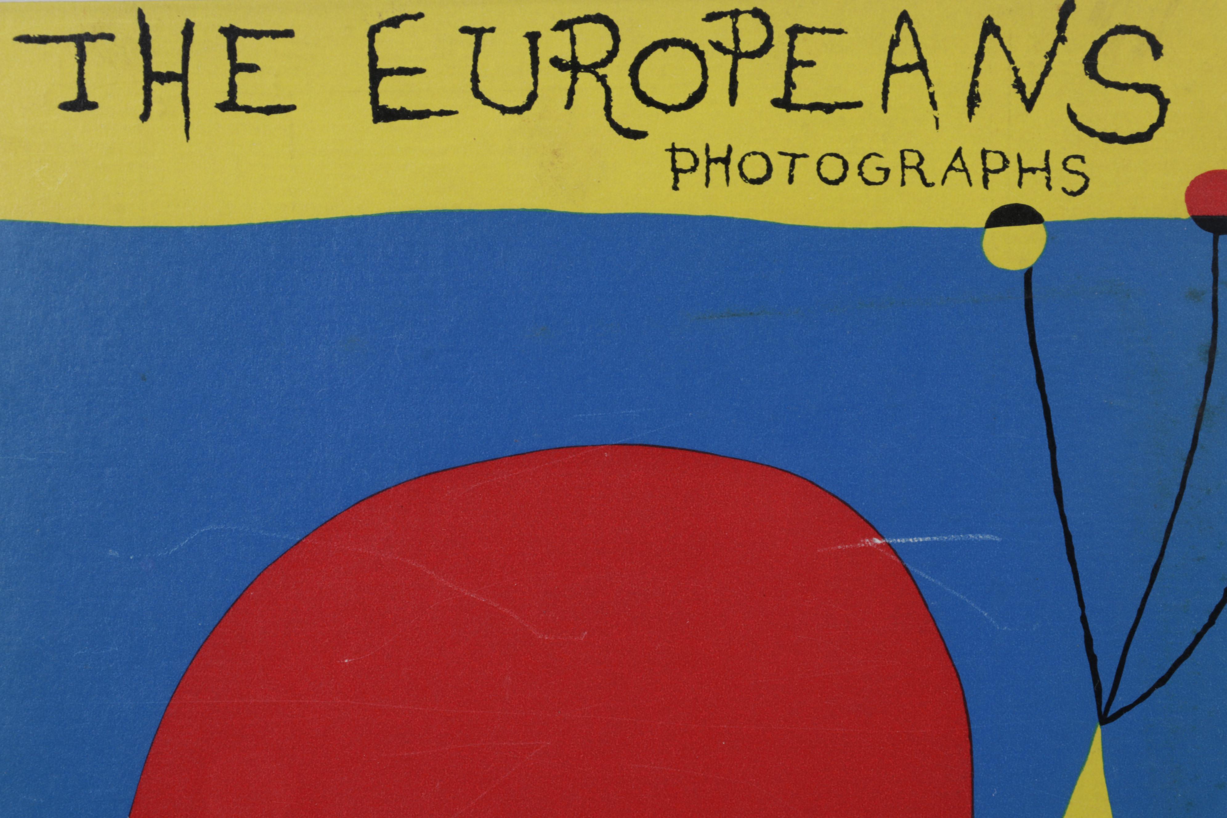Joan Miró Color Lithograph for Henri Cartier-Bresson's "The Europeans," 1955