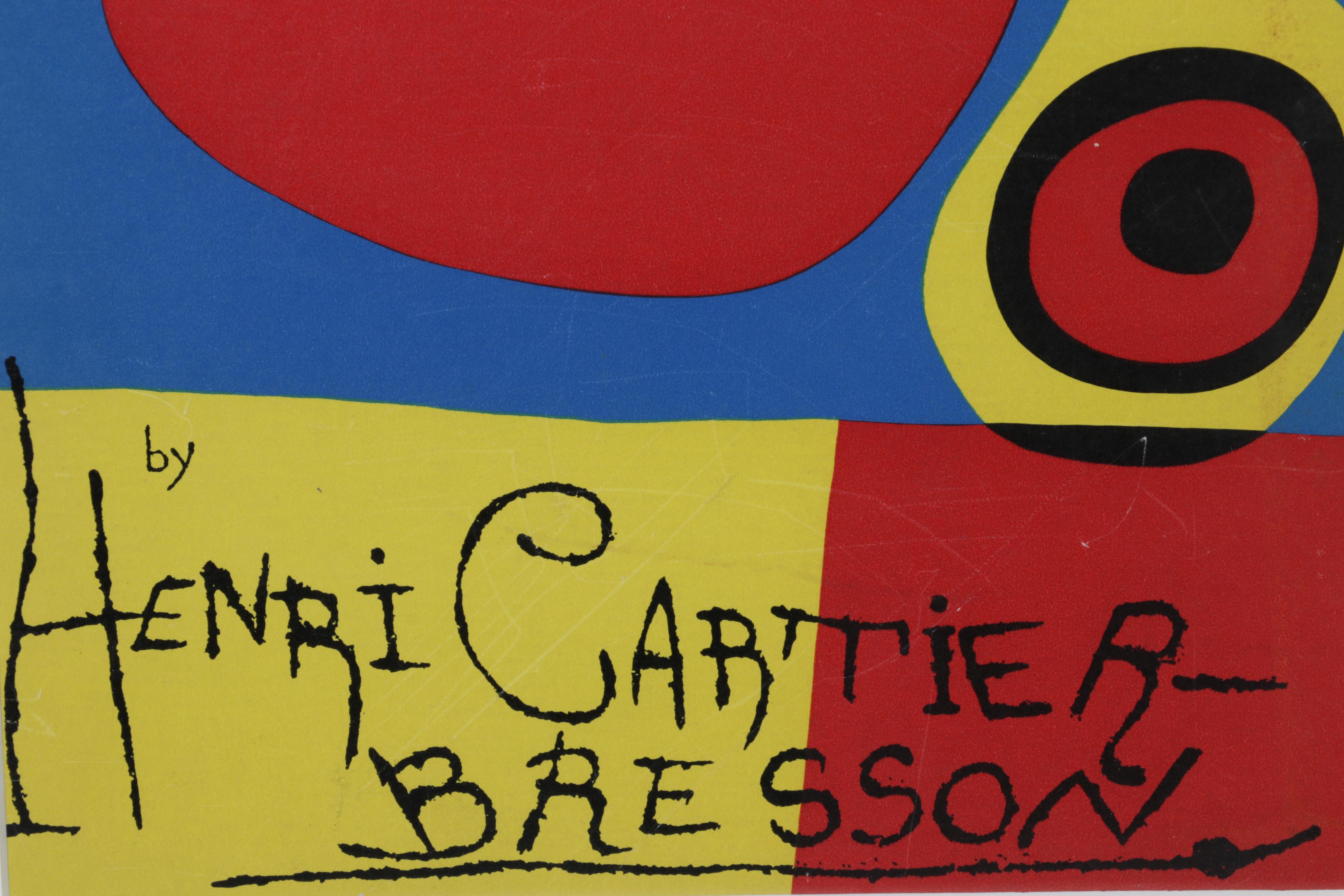 Joan Miró Color Lithograph for Henri Cartier-Bresson's "The Europeans," 1955