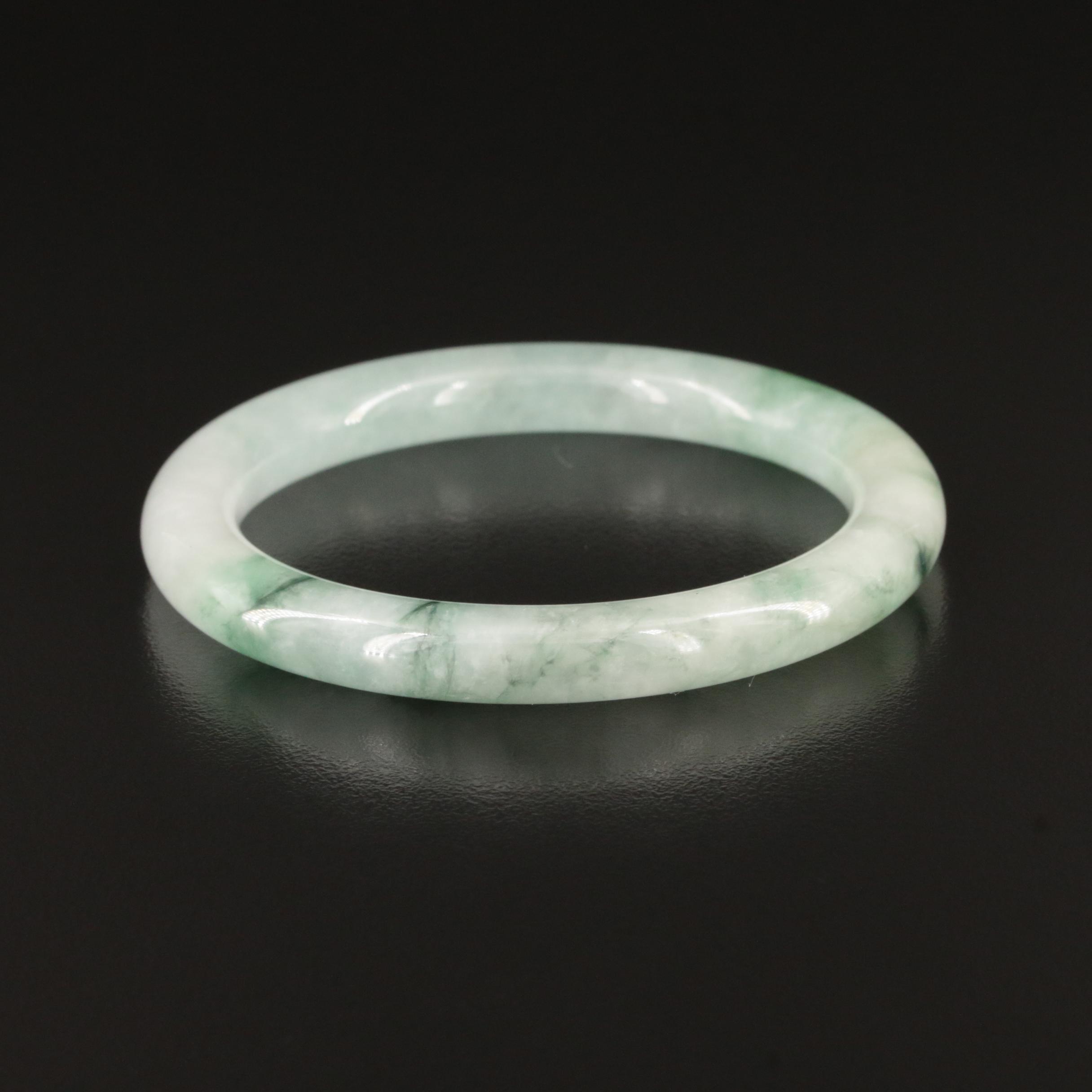 Jadeite Hololith Bangle