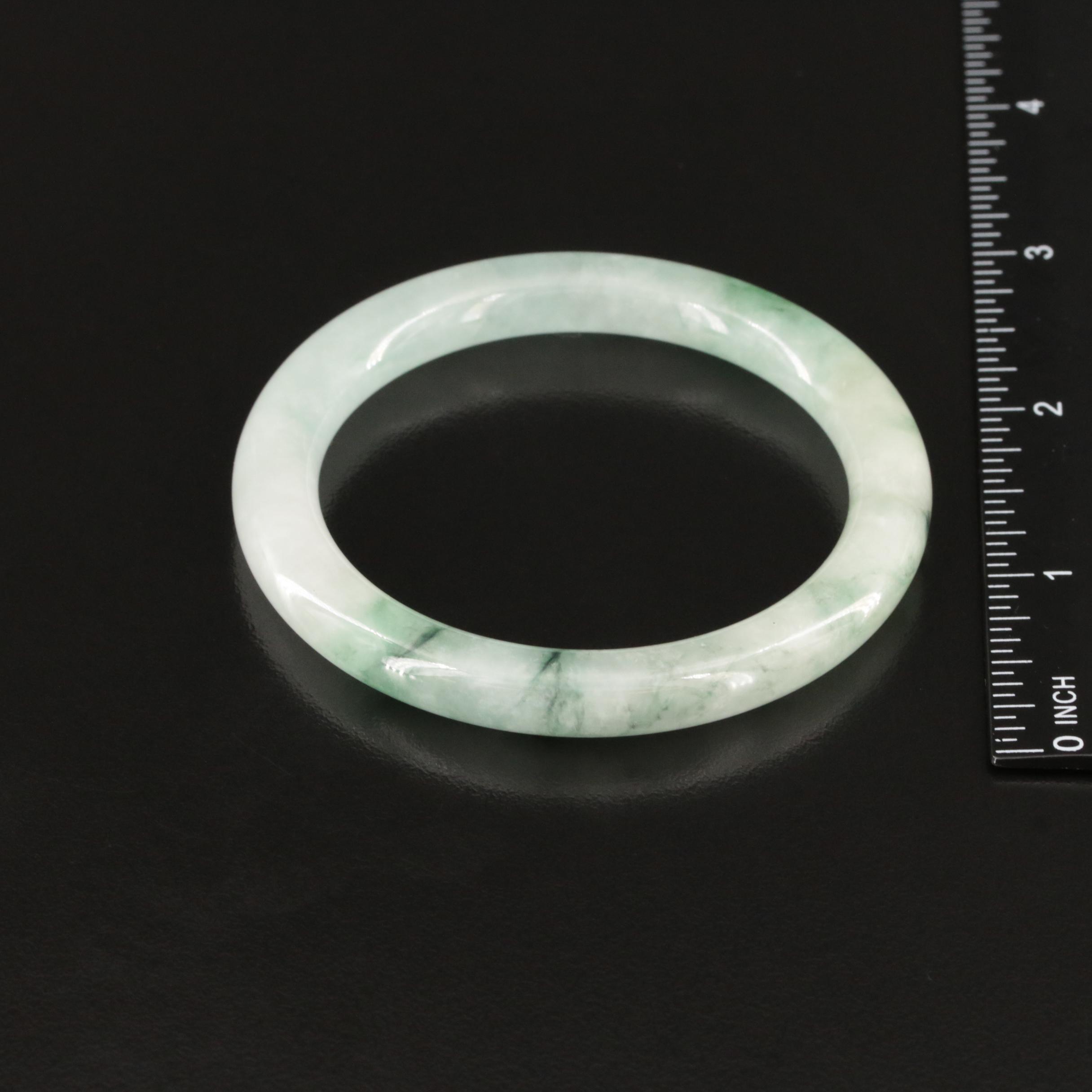 Jadeite Hololith Bangle
