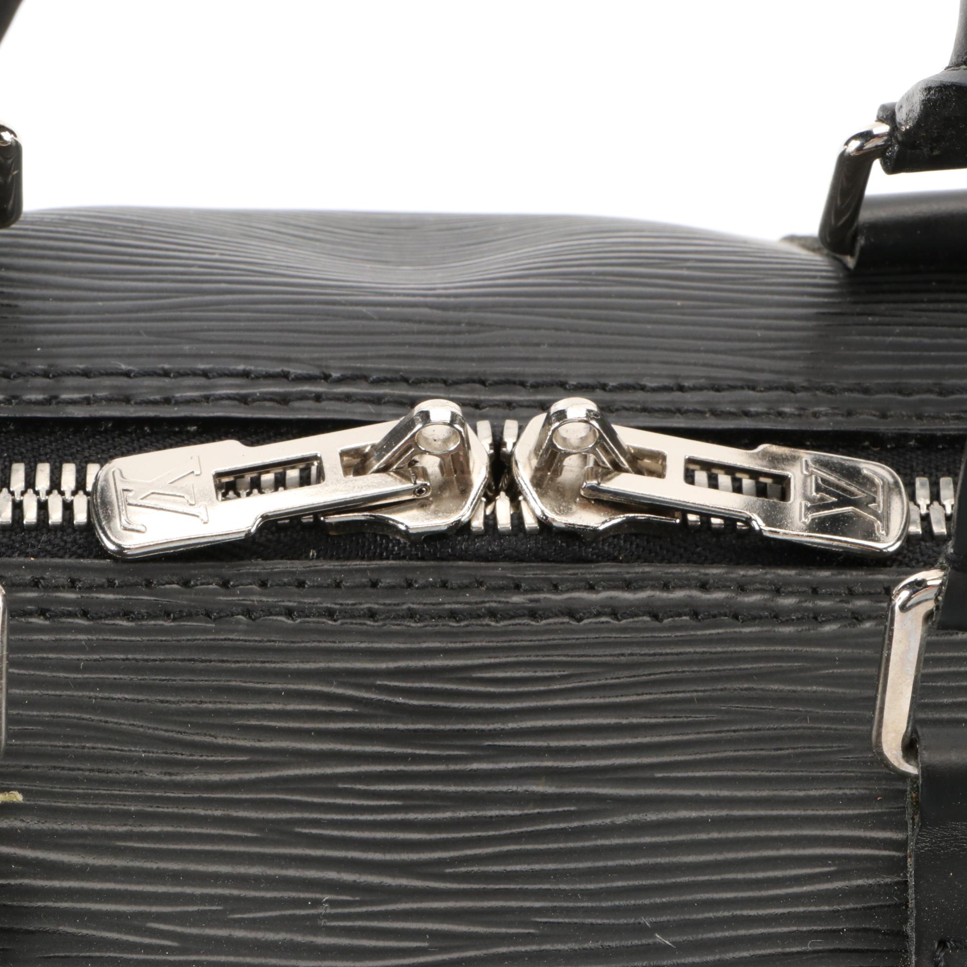 Louis Vuitton Keepall 45 in Black Epi Leather