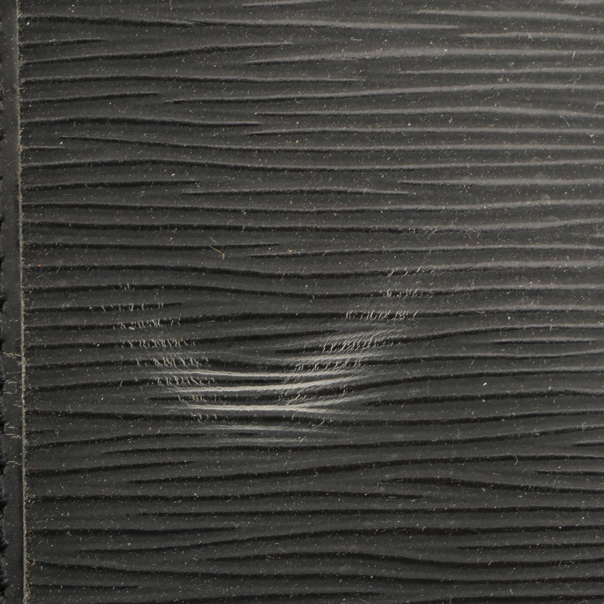 Louis Vuitton Keepall 45 in Black Epi Leather