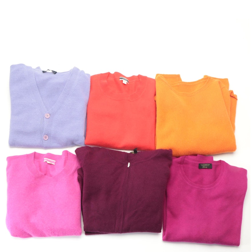 J. Crew and More Cashmere and Wool Blend Sweaters Including Charter Club
