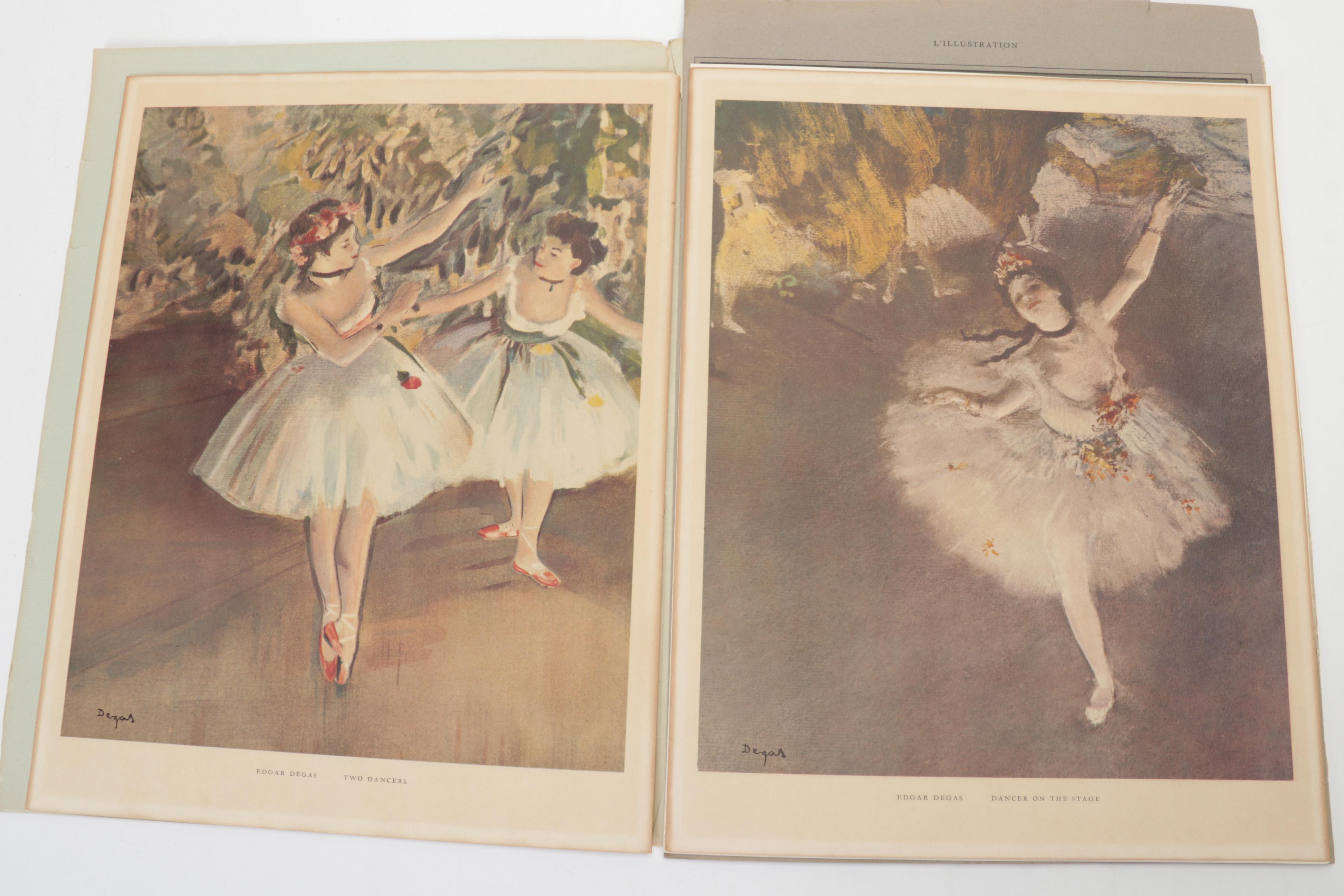 "Degas: Dancers and Ballet Scenes" Portfolio and "Degas" Abrams Art Book