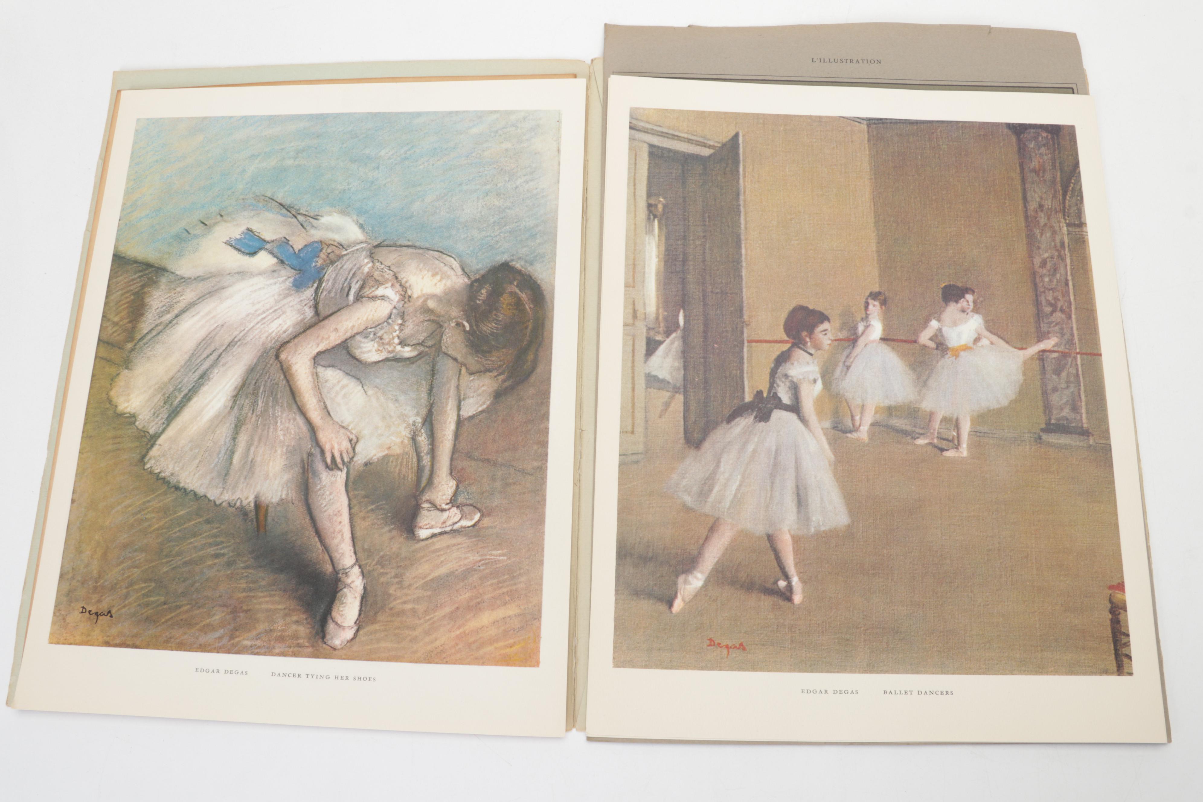 "Degas: Dancers and Ballet Scenes" Portfolio and "Degas" Abrams Art Book