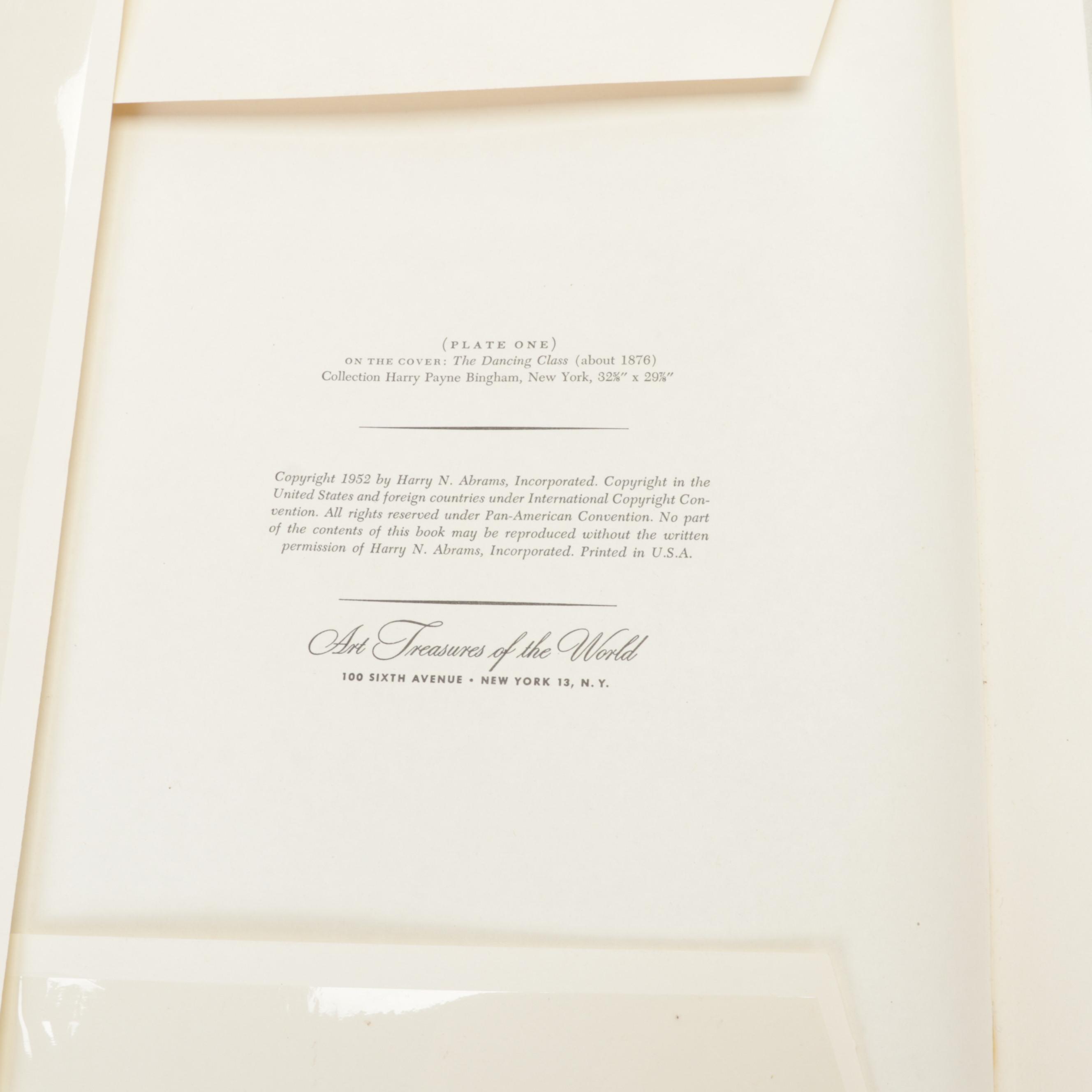 "Degas: Dancers and Ballet Scenes" Portfolio and "Degas" Abrams Art Book