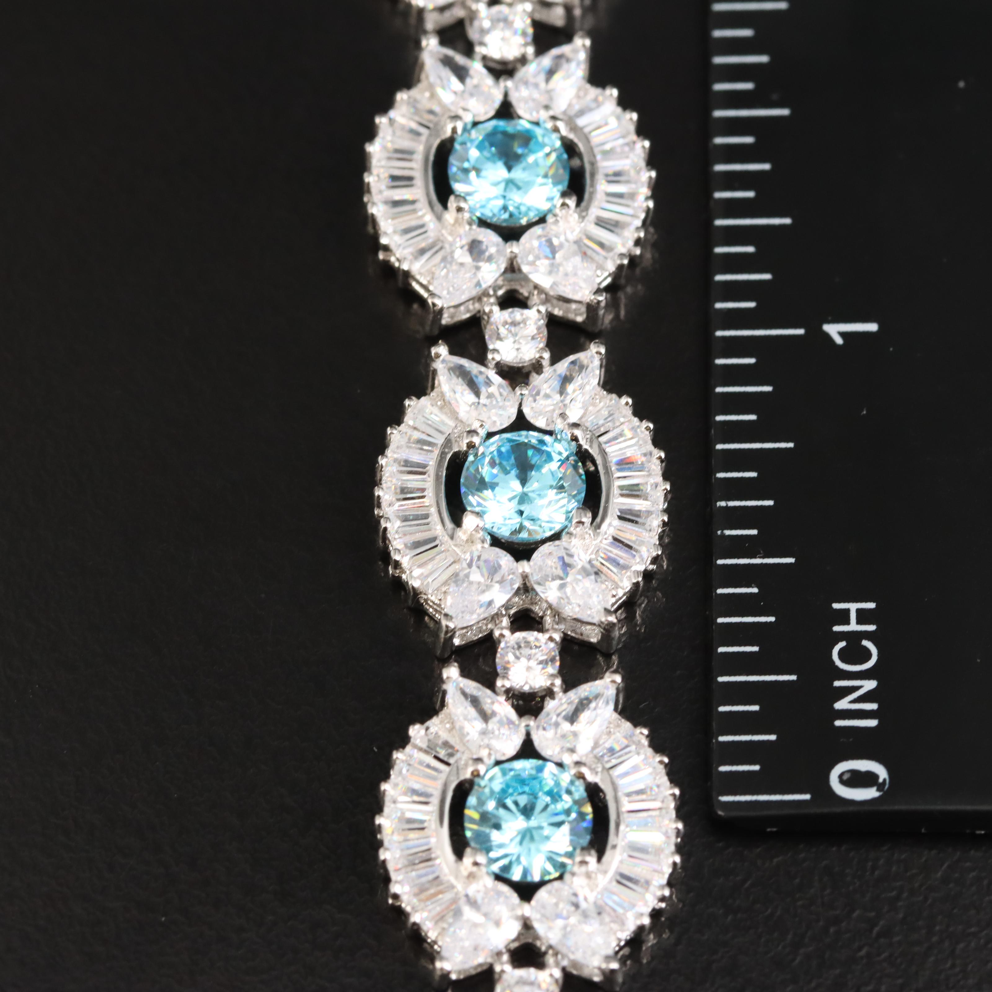 Sterling Cubic Zirconia Bracelets