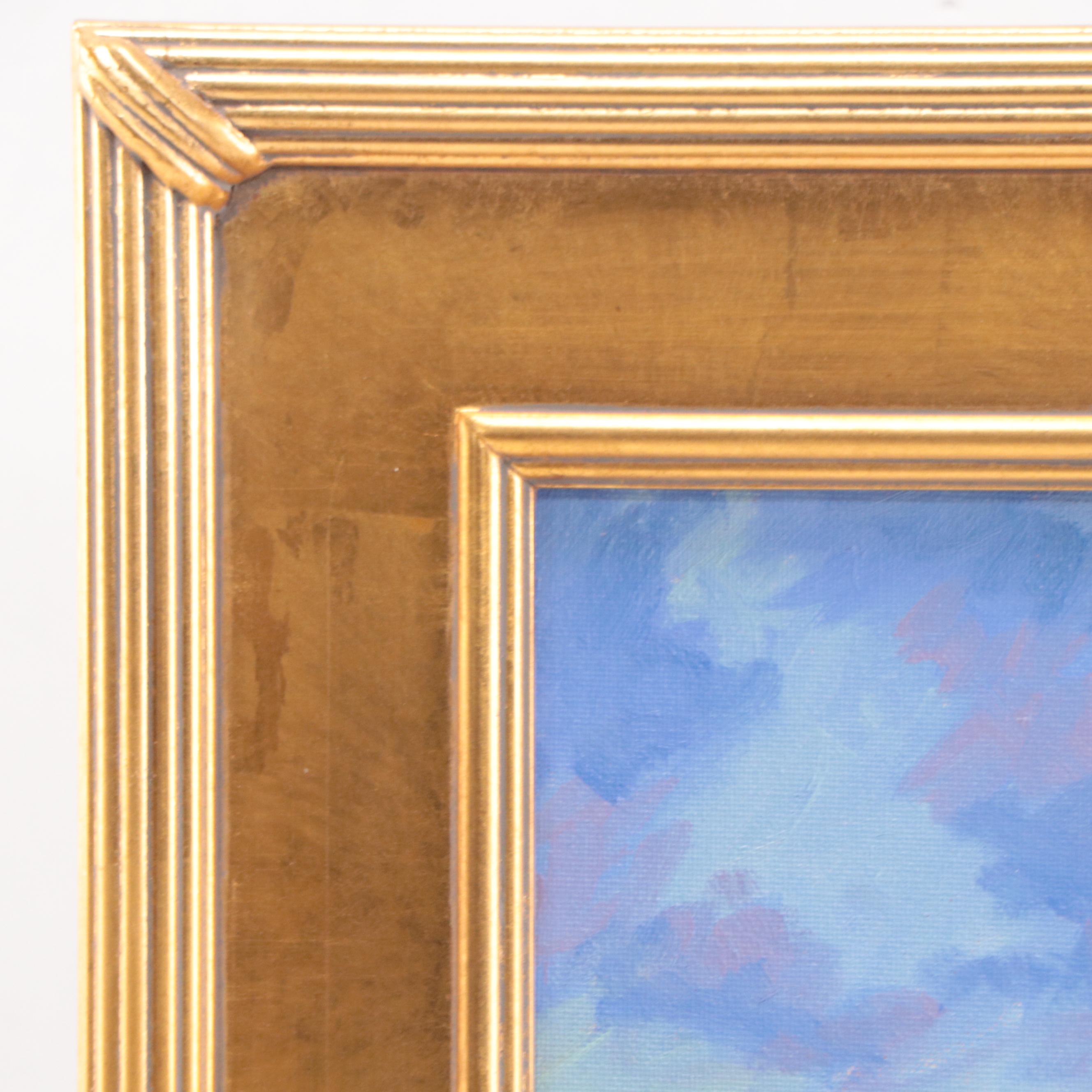 Marc A. Graison Oil Painting "Sunset Seascape," 2023