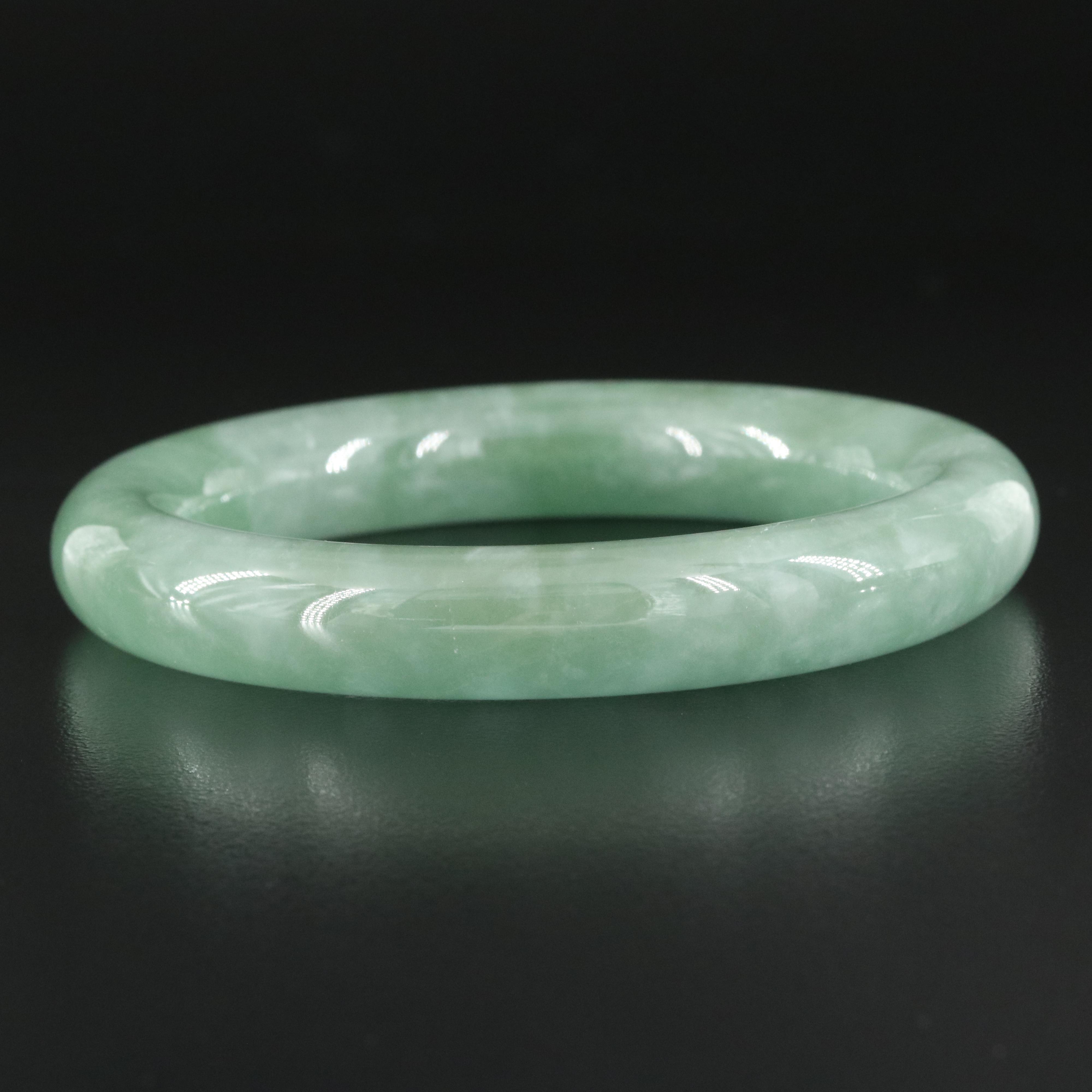 Jadeite Hololith Bangle