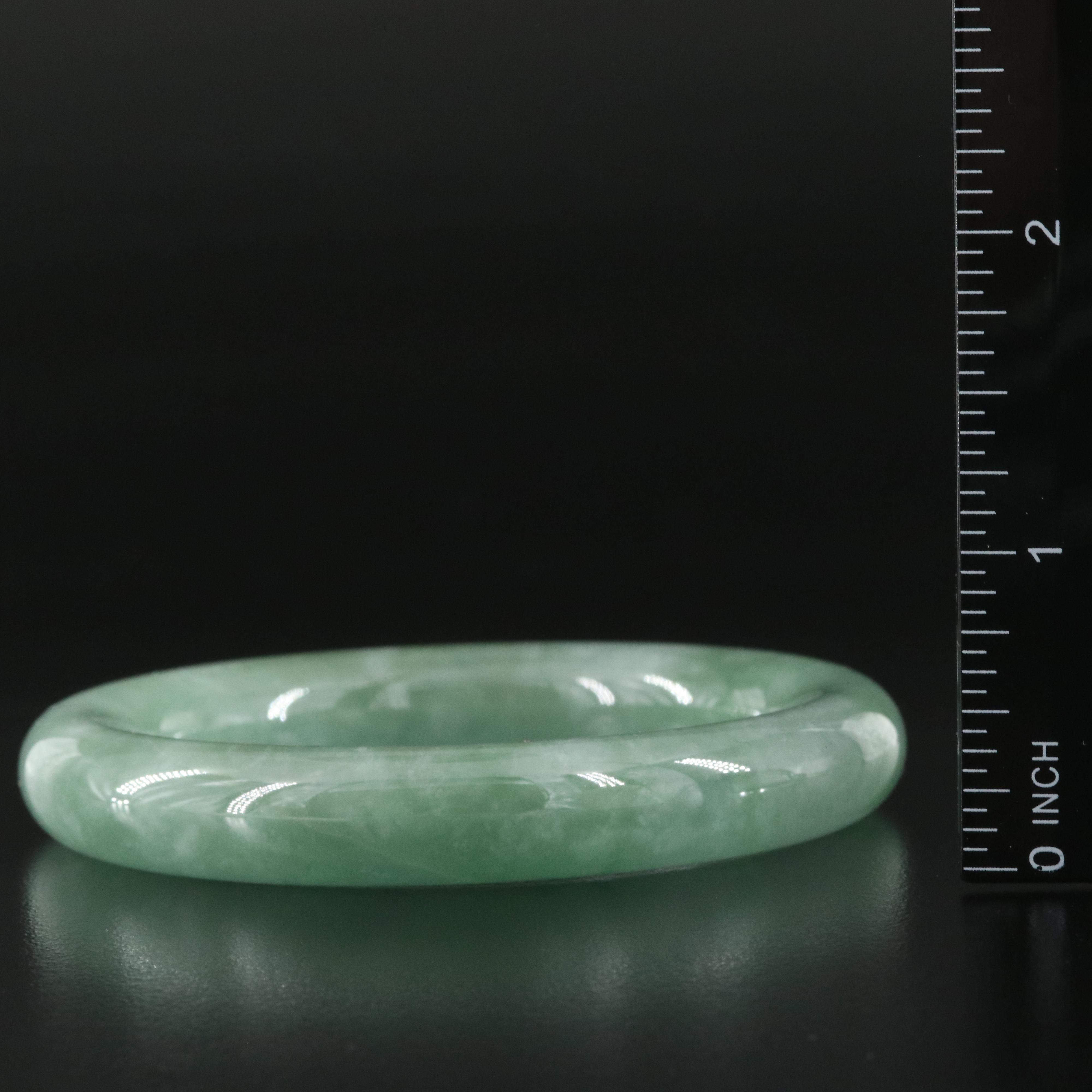 Jadeite Hololith Bangle