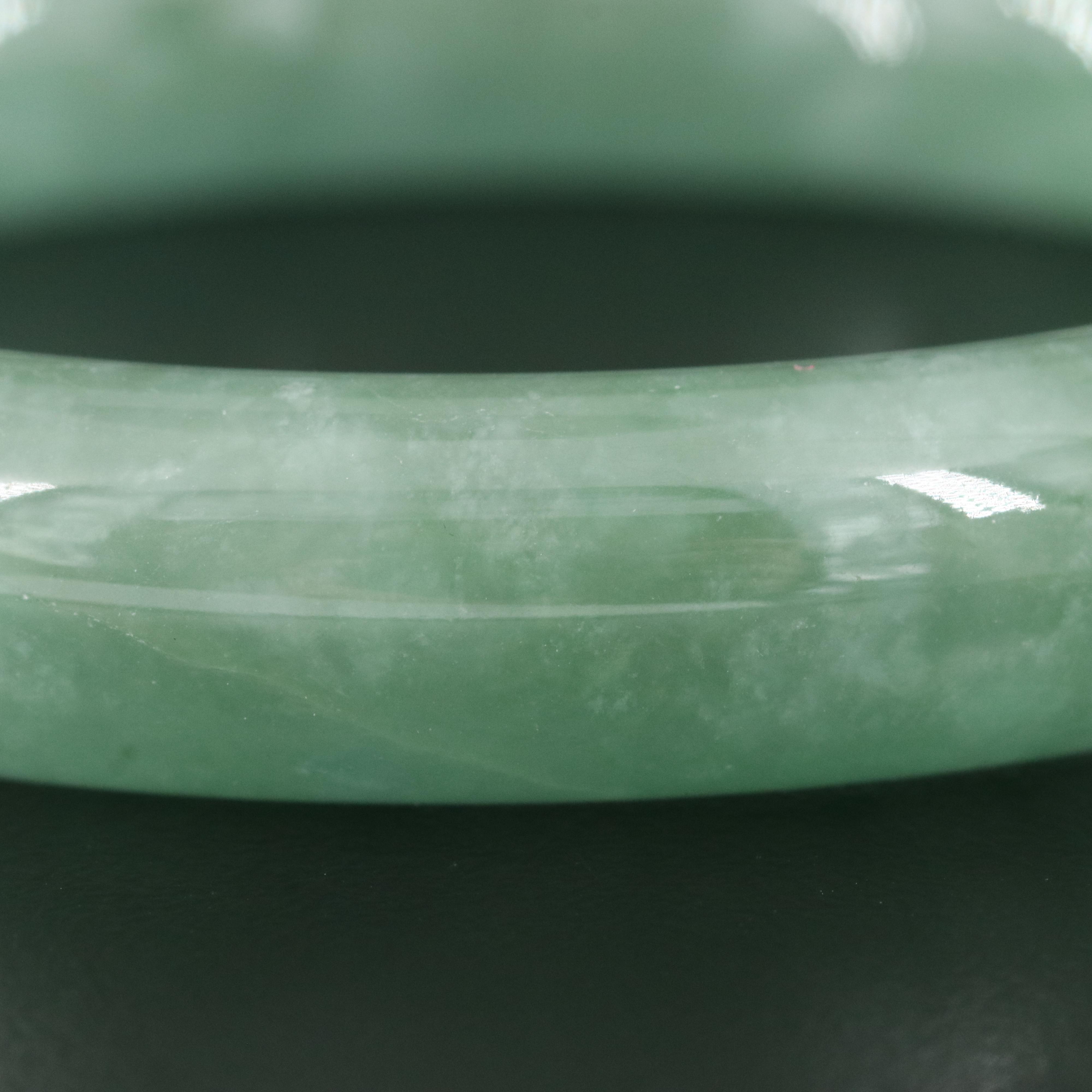 Jadeite Hololith Bangle