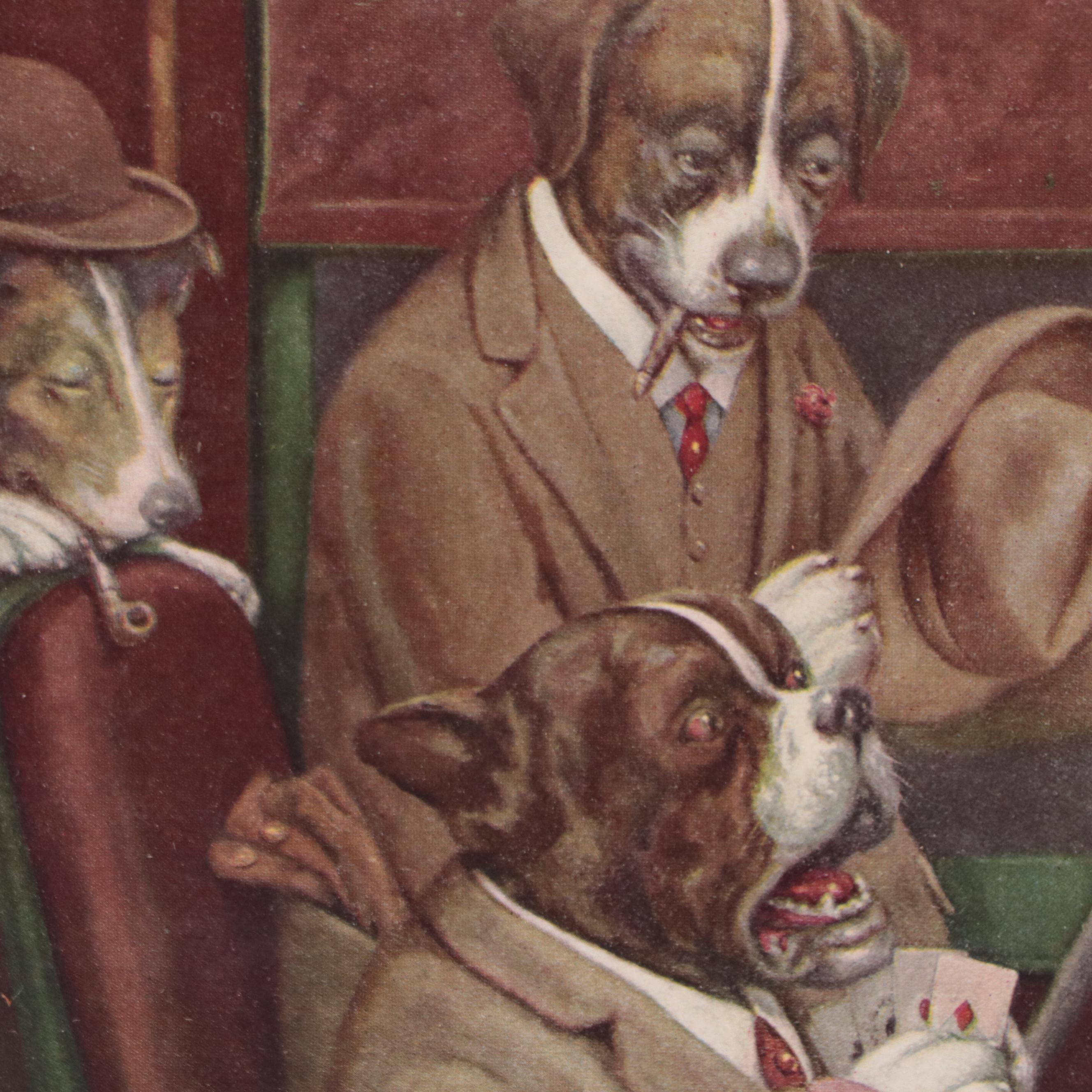 Halftone After CM Coolidge "His Station and Four Aces"