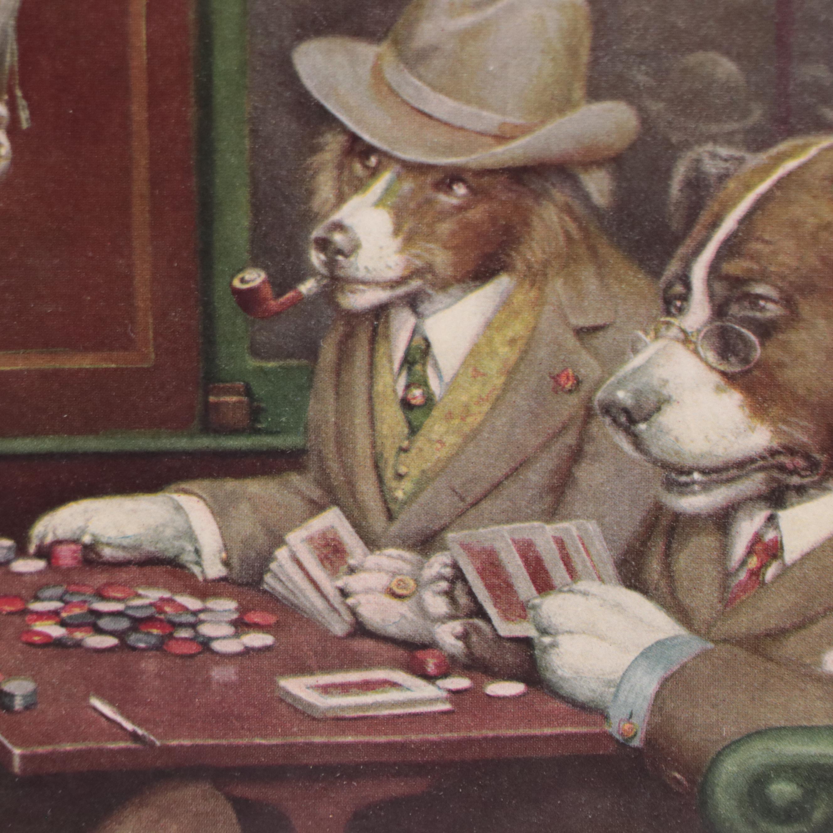 Halftone After CM Coolidge "His Station and Four Aces"