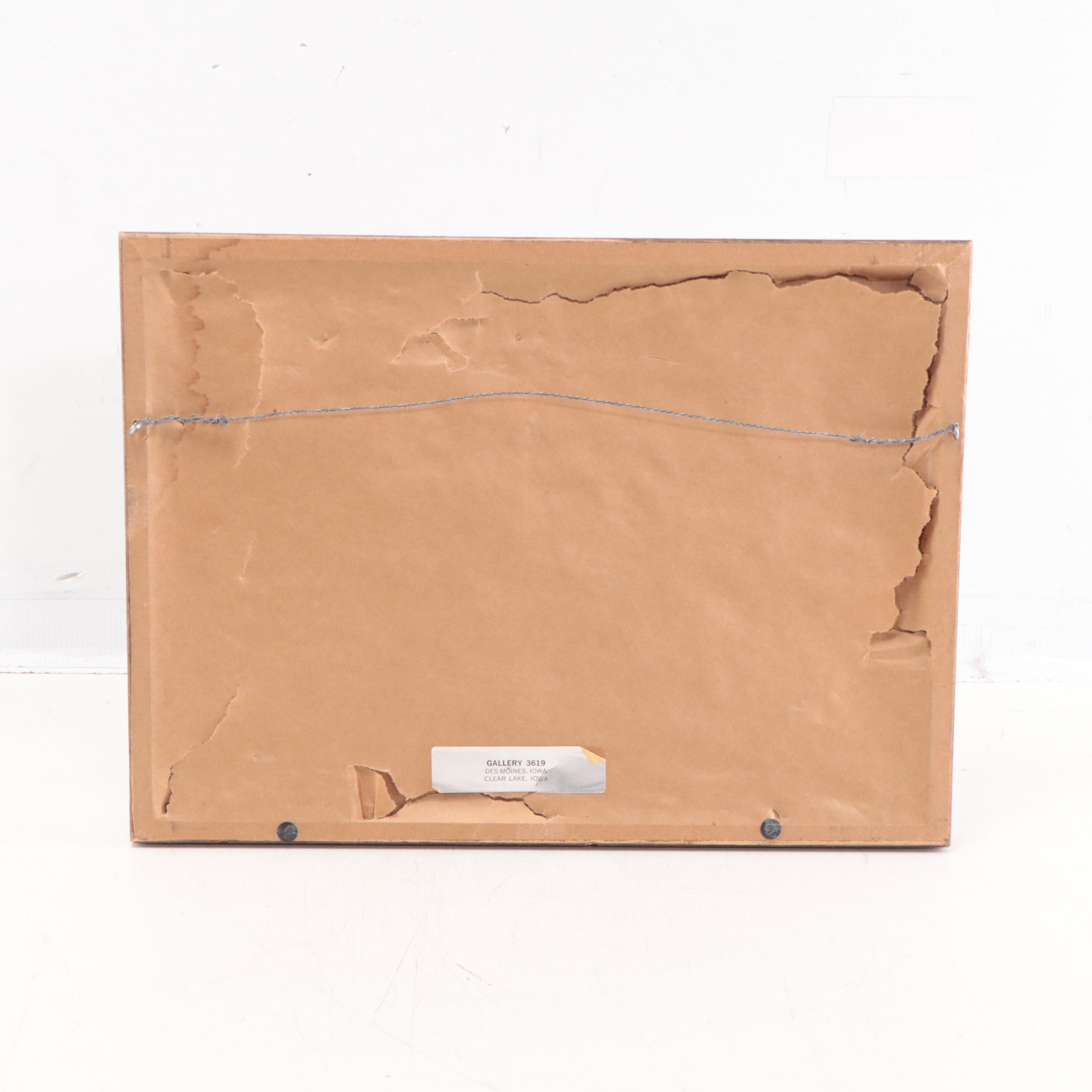 Halftone After CM Coolidge "His Station and Four Aces"