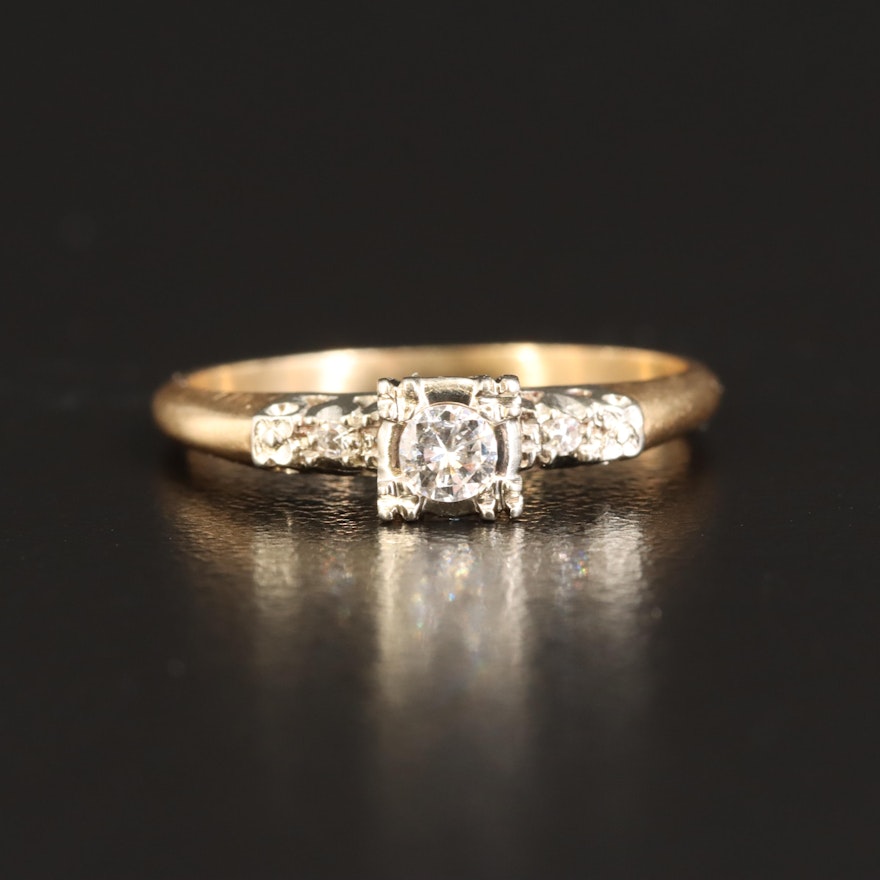 14K 0.11 CTW Diamond Ring