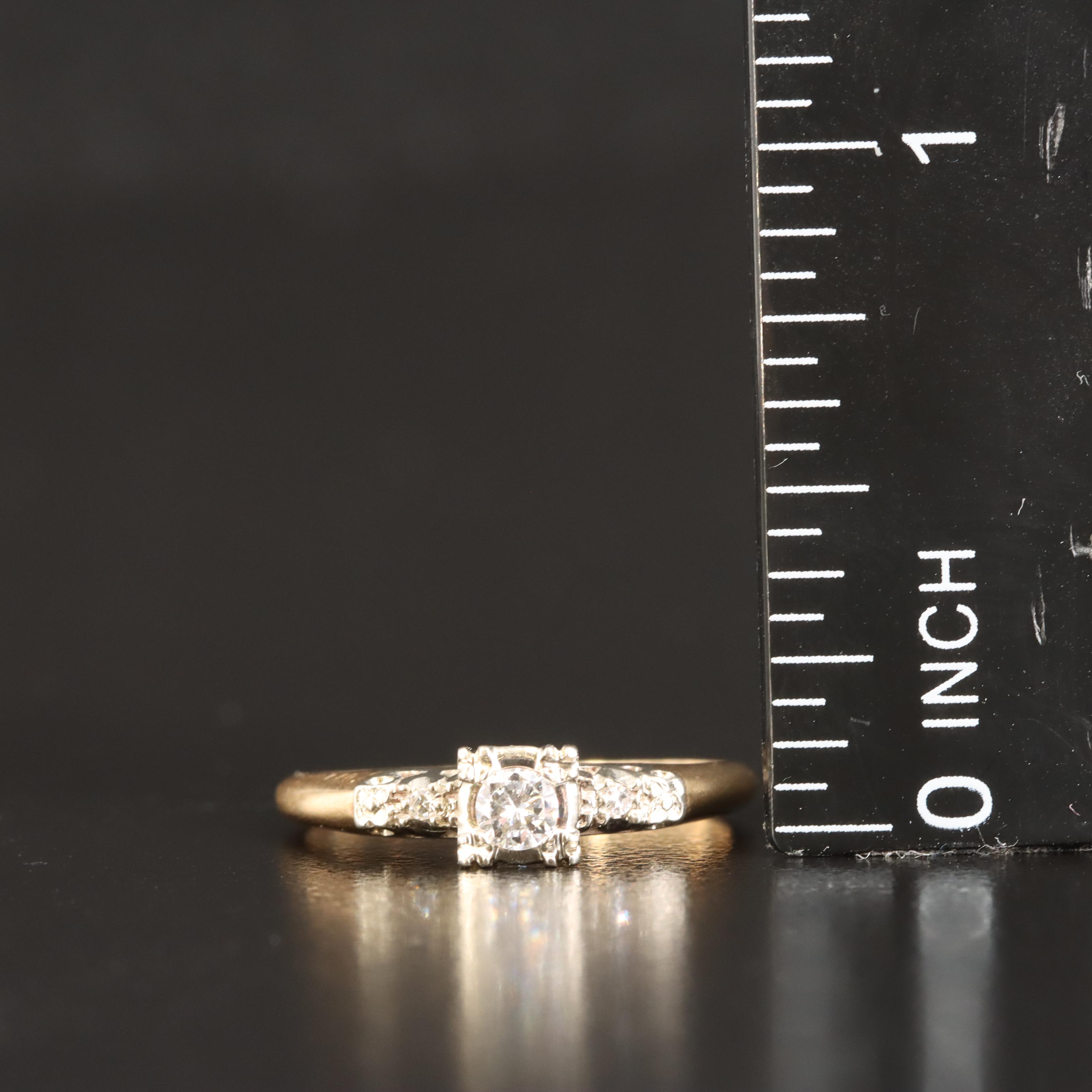 14K 0.11 CTW Diamond Ring
