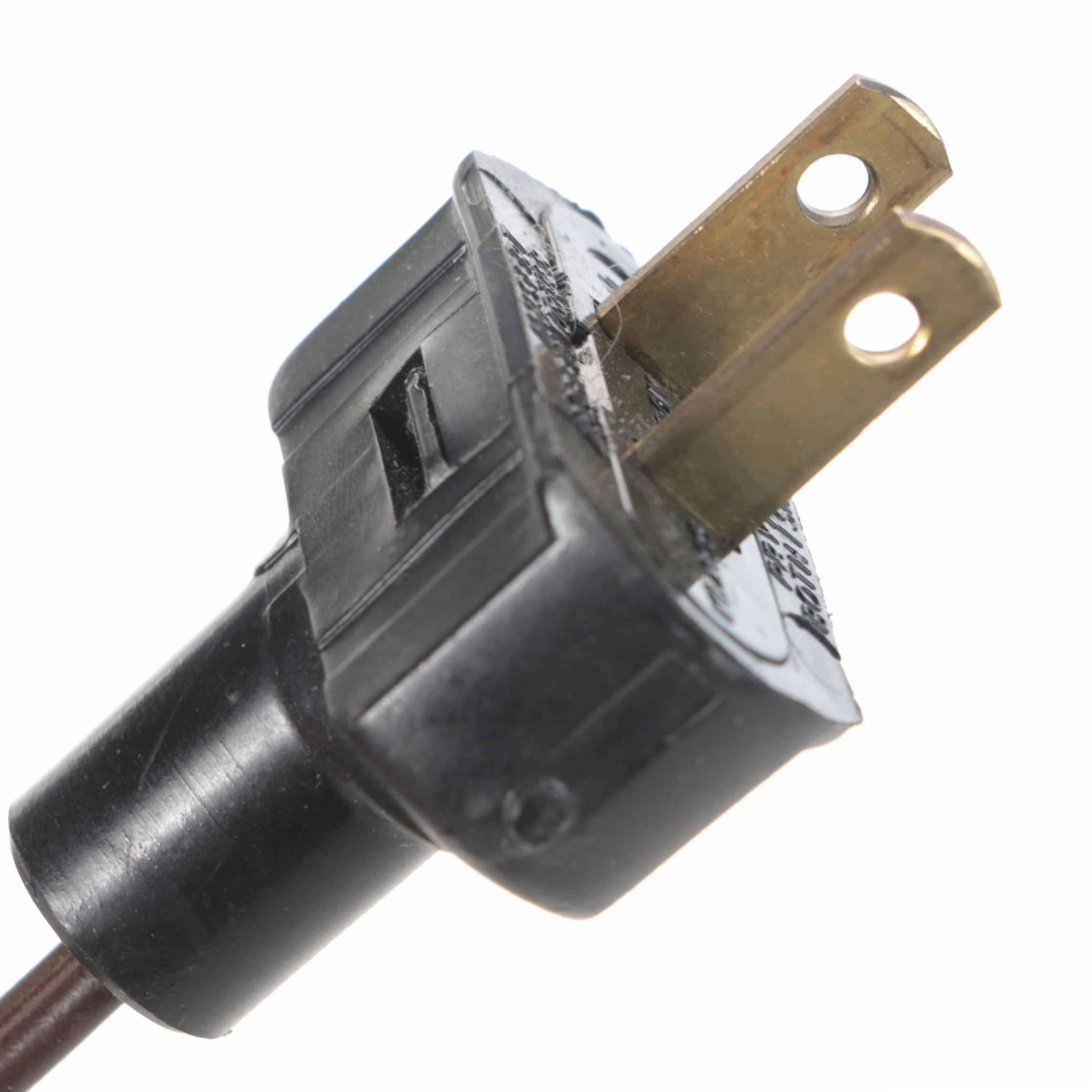 Transfer Decorated Glass and Brass Table Lamp, Mid to Late 20th Century