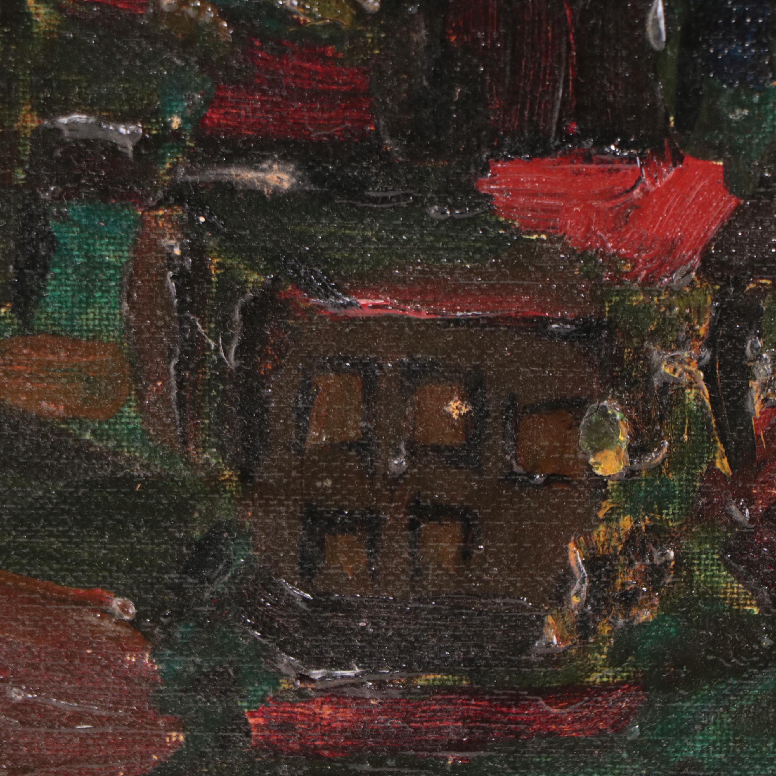 Oil Painting of Landscape, 1968