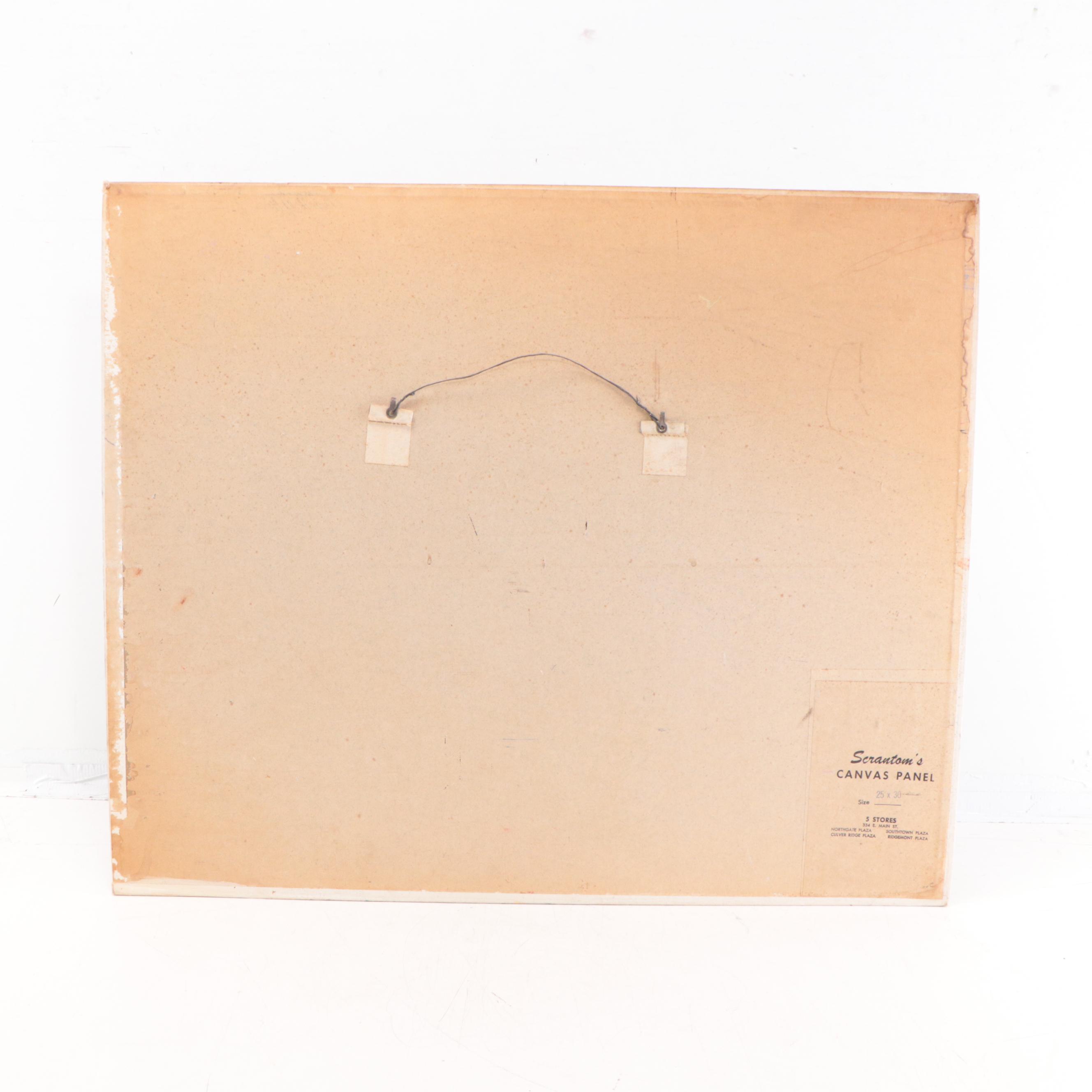 Oil Painting of Landscape, 1968