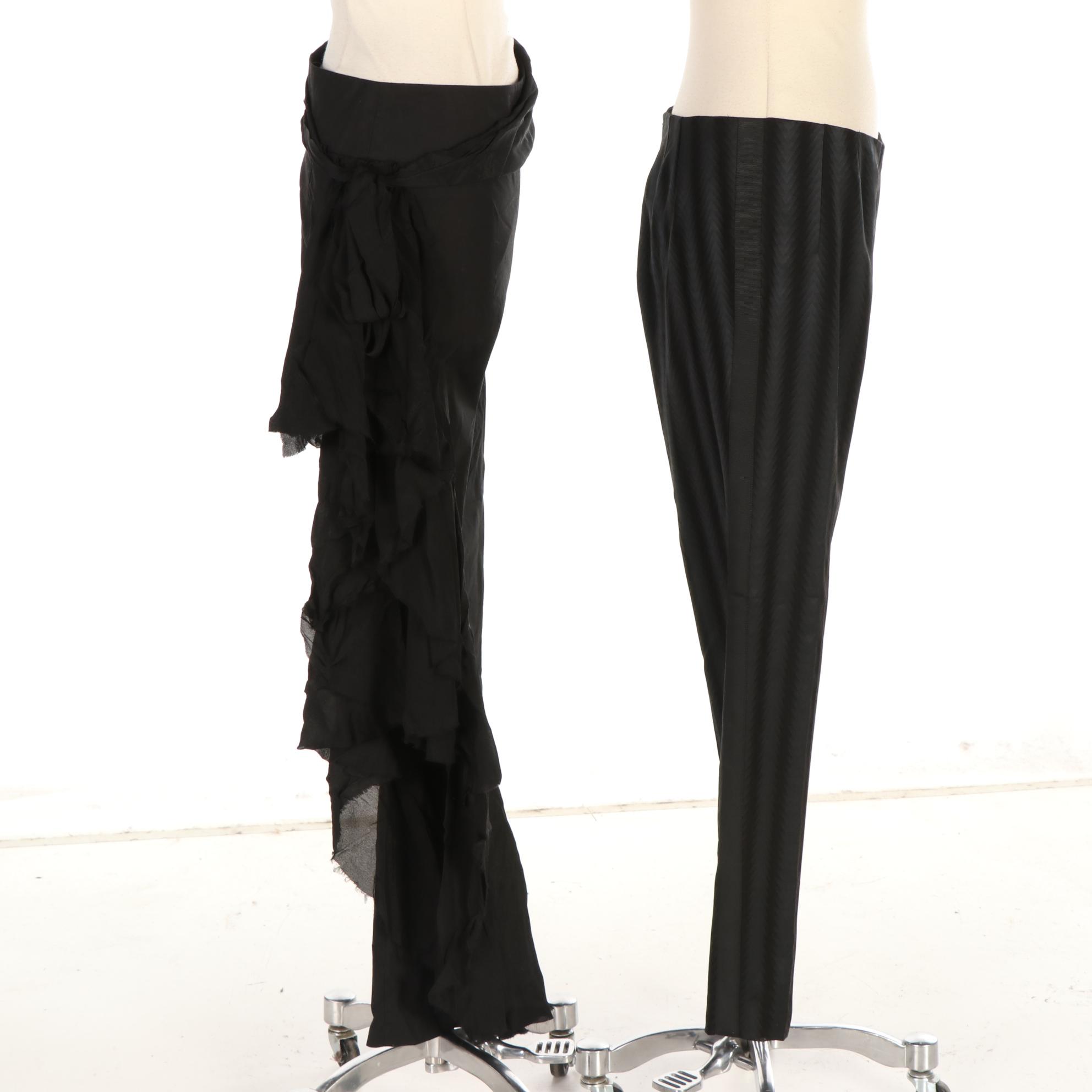 Hanley Mellon Tapered Dress Pants and Till.Da Draped Split Leg Pants