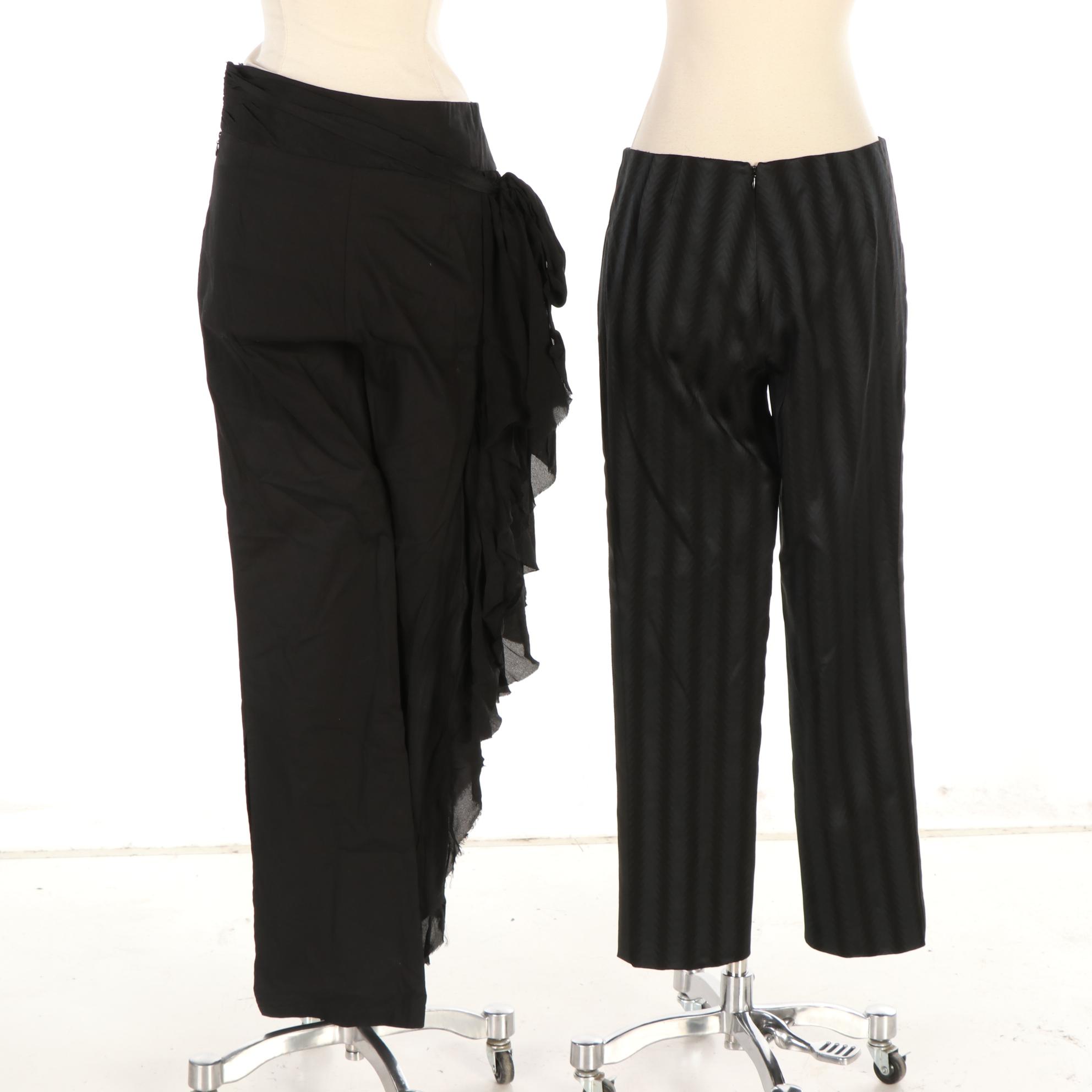 Hanley Mellon Tapered Dress Pants and Till.Da Draped Split Leg Pants
