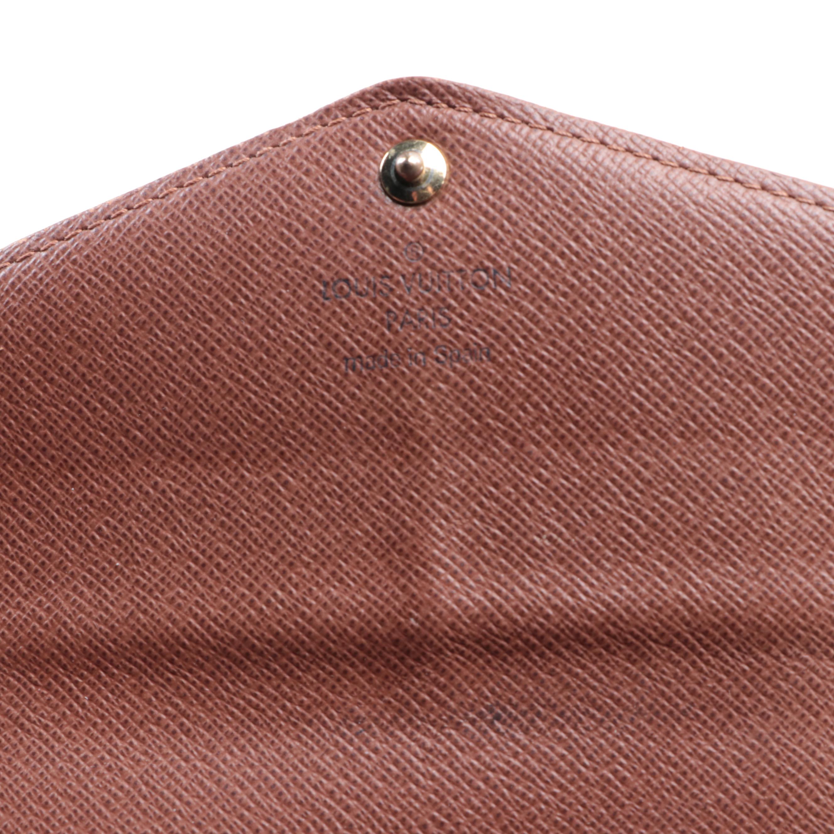 Louis Vuitton Sarah Wallet in Monogram Canvas