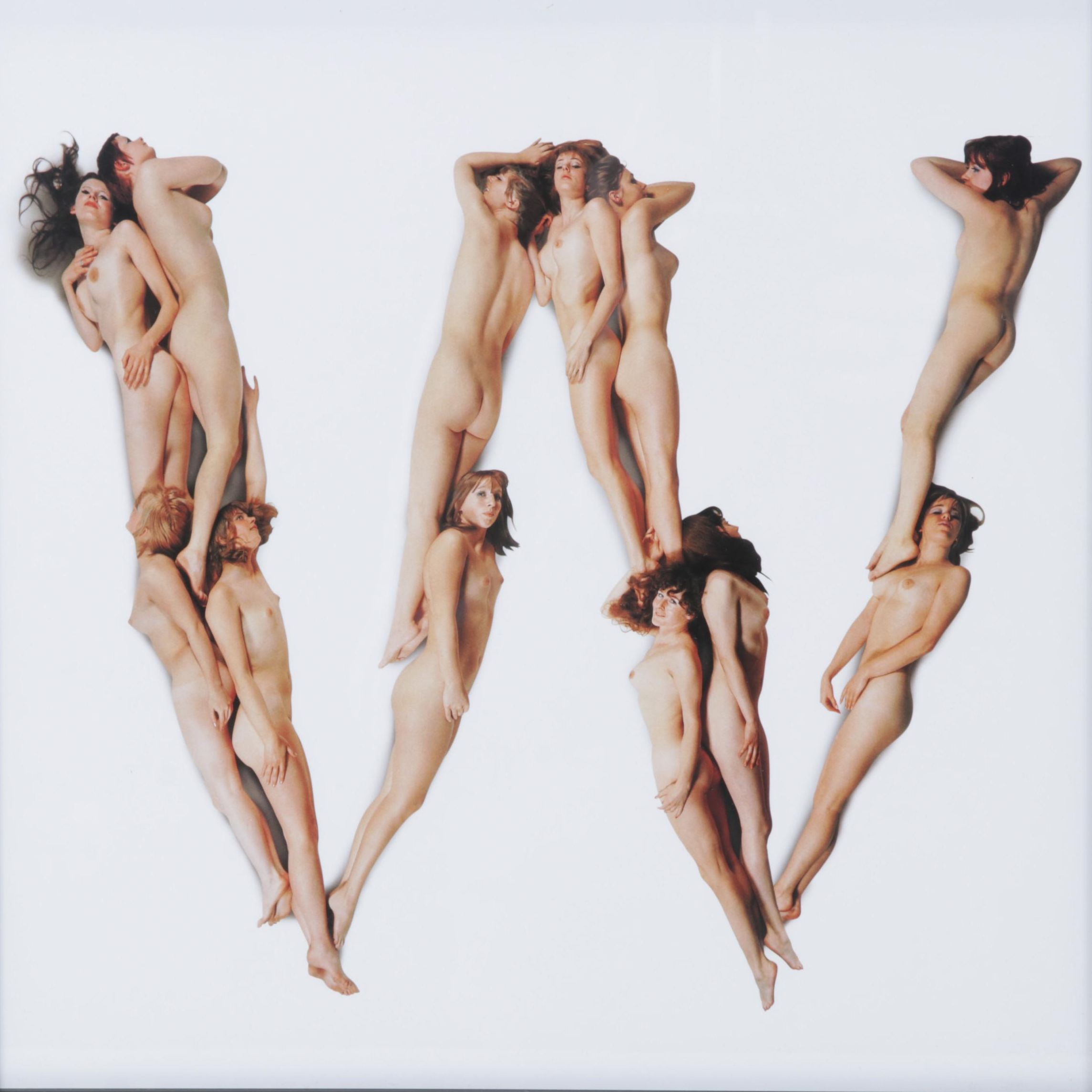 Posed Nudes Offset Lithograph "W" From "Belles Lettres: A Photo-Alphabet," 1971