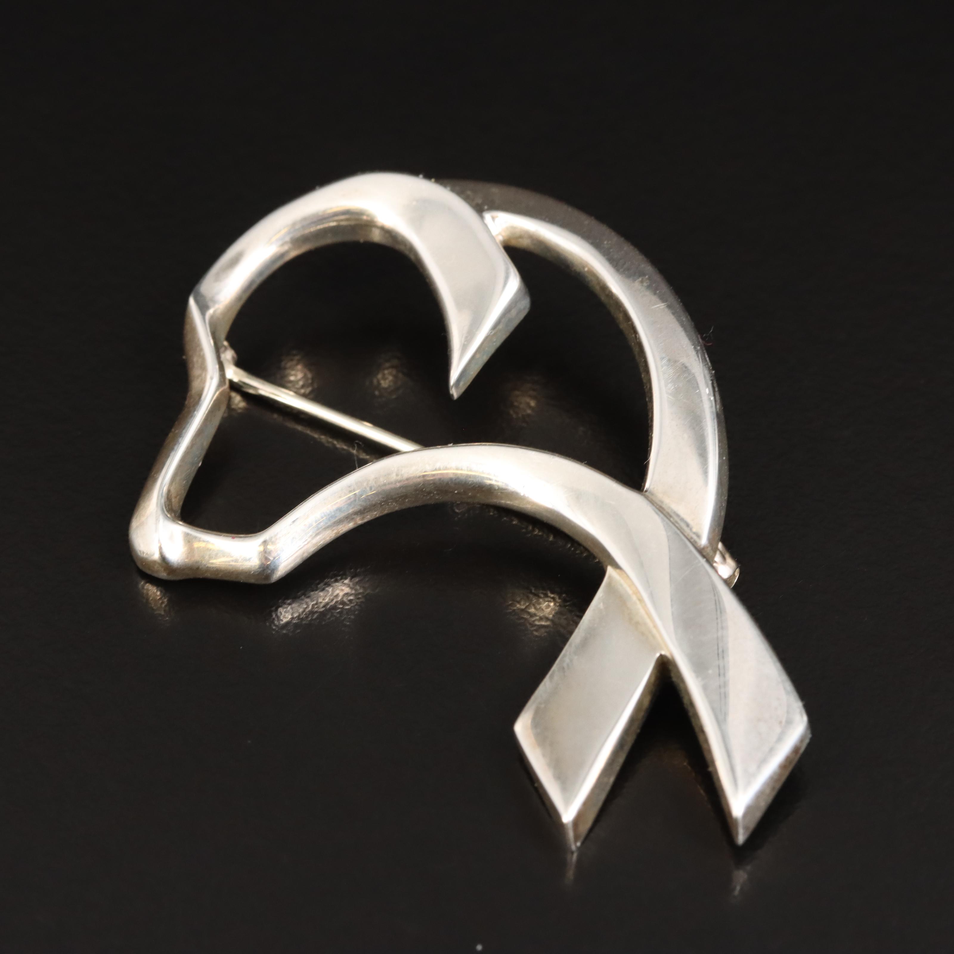 Paloma Picasso for Tiffany & Co. Sterling Dog Brooch