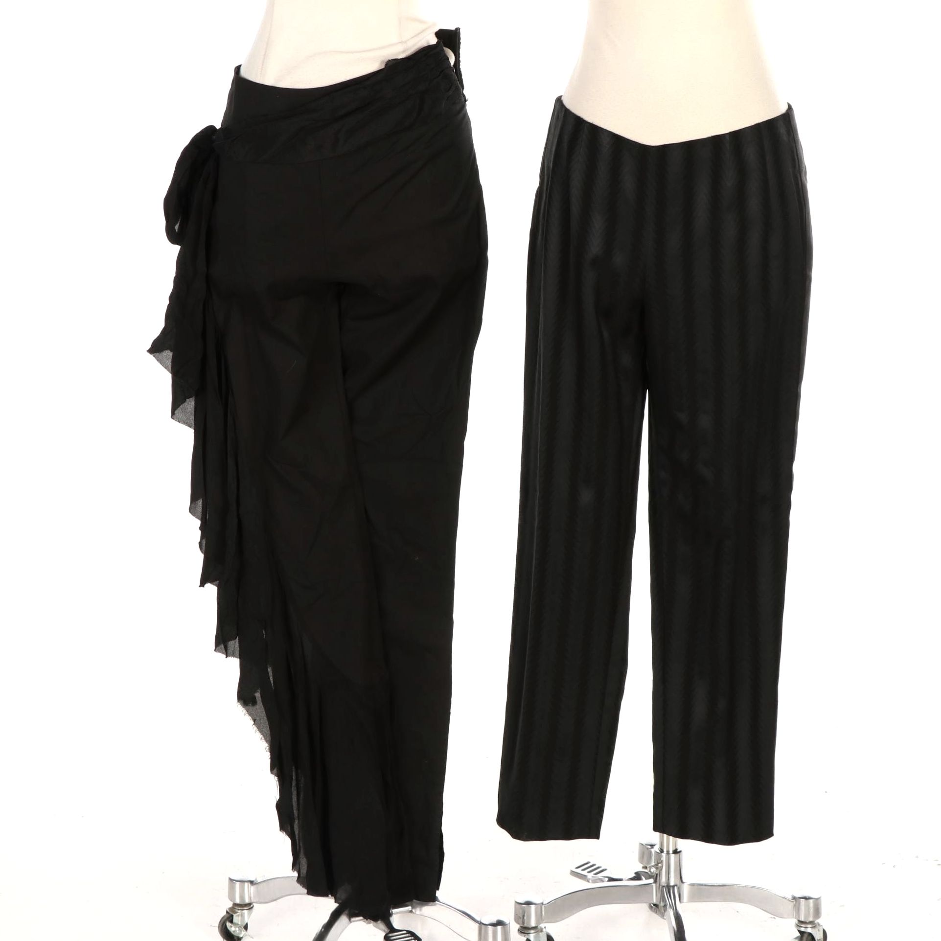 Hanley Mellon Tapered Dress Pants and Till.Da Draped Split Leg Pants
