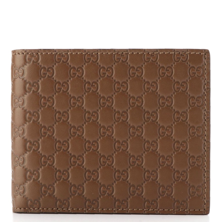 Gucci Bifold Wallet in Guccissima Leather with Box