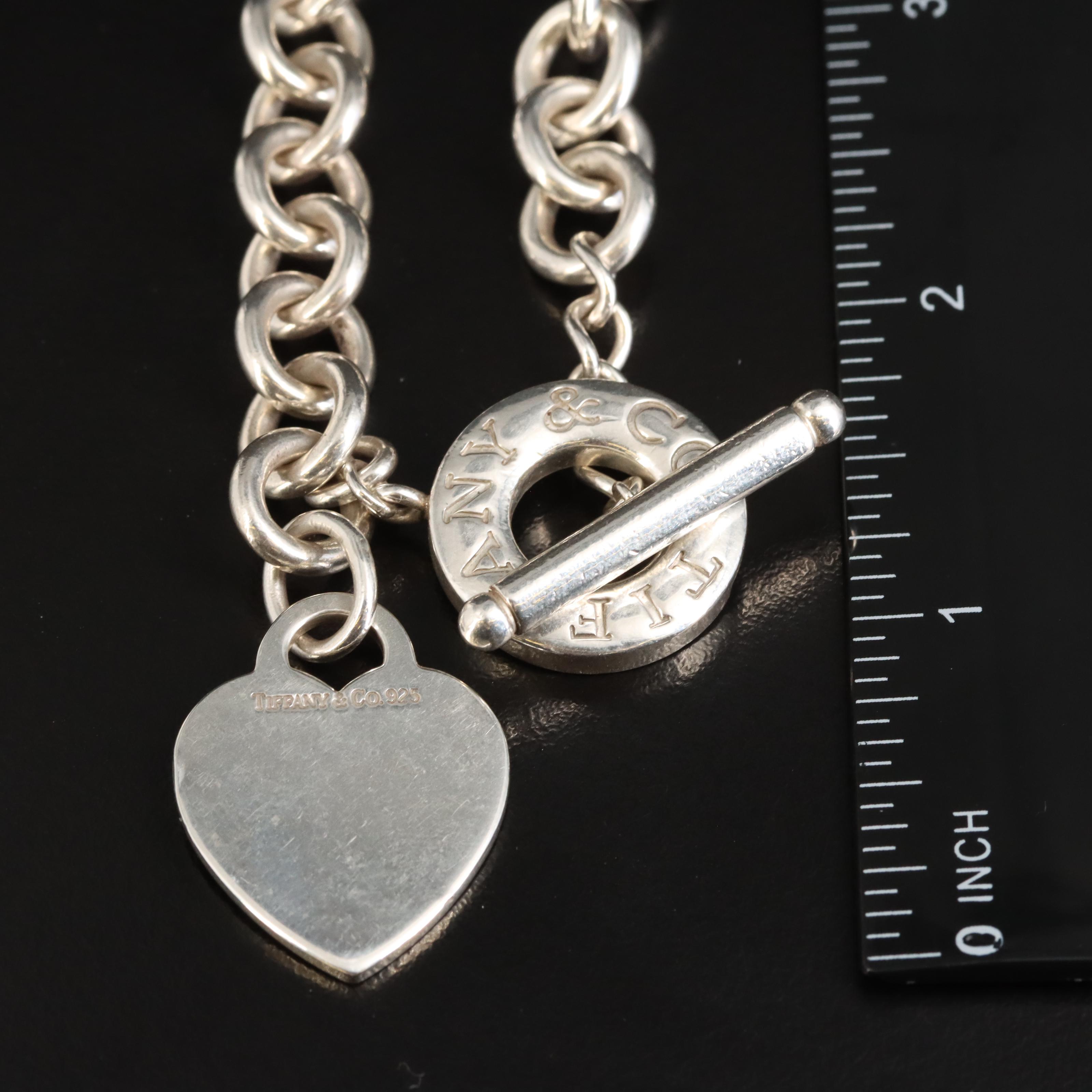 Tiffany & Co. Sterling Necklace with Heart Charm
