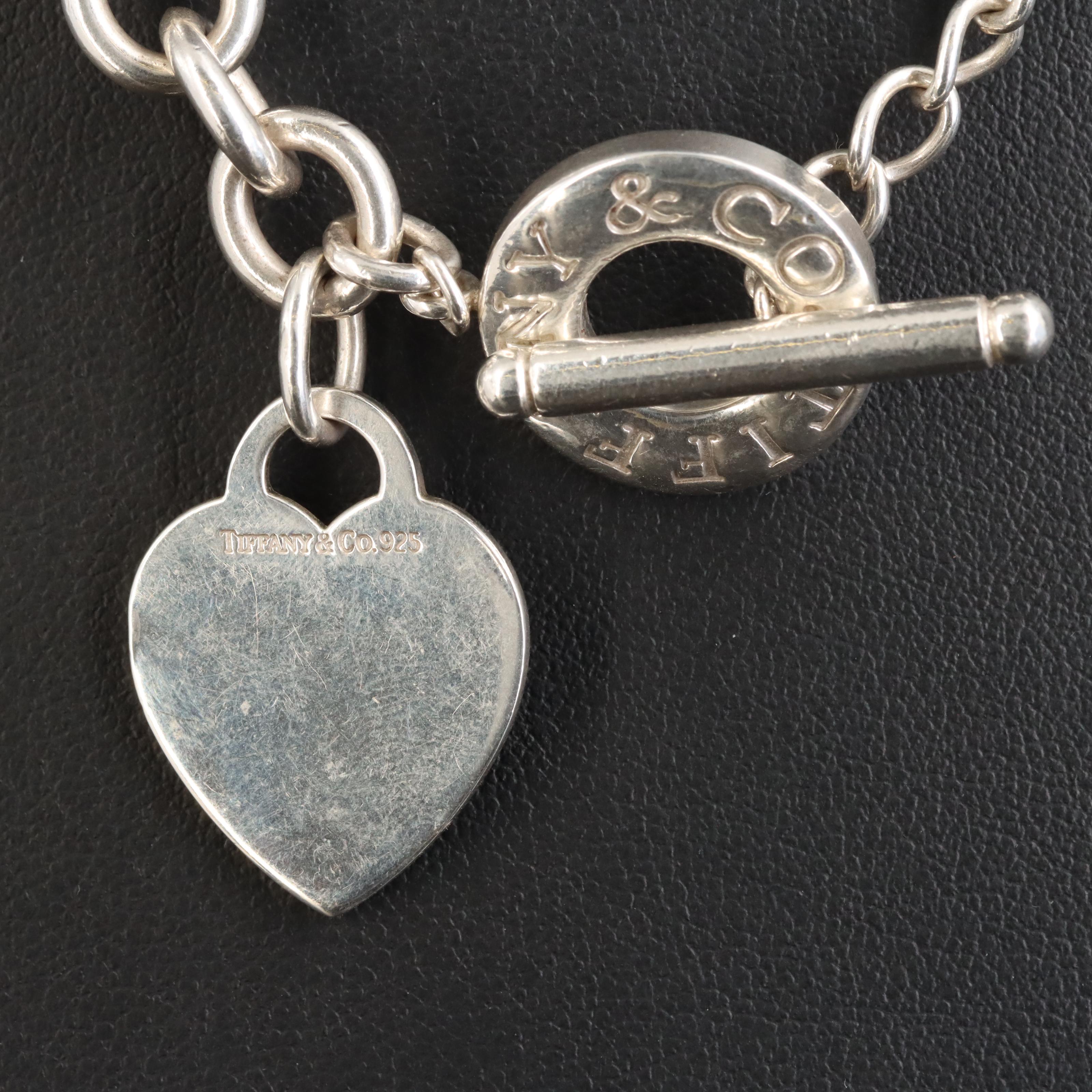 Tiffany & Co. Sterling Necklace with Heart Charm