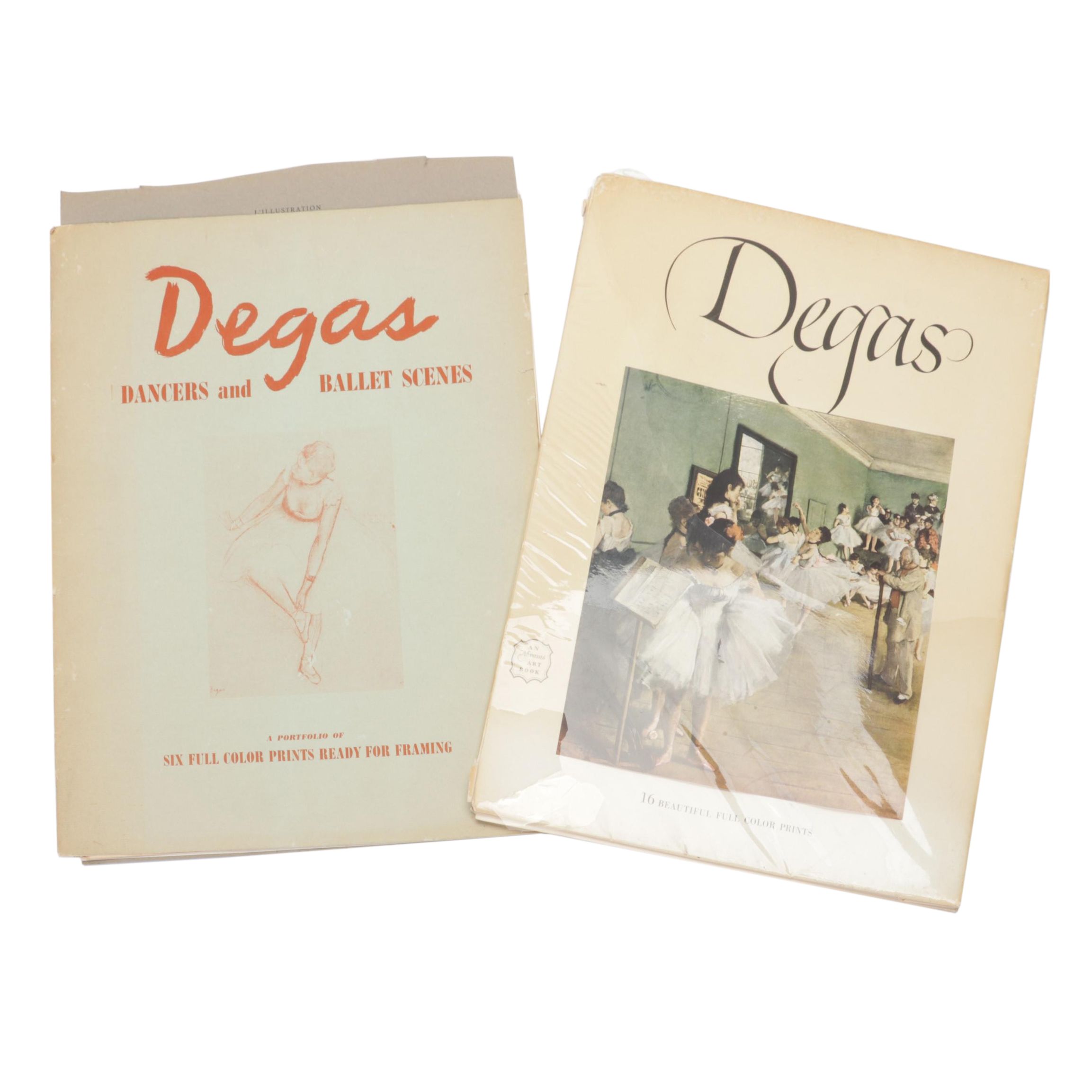"Degas: Dancers and Ballet Scenes" Portfolio and "Degas" Abrams Art Book