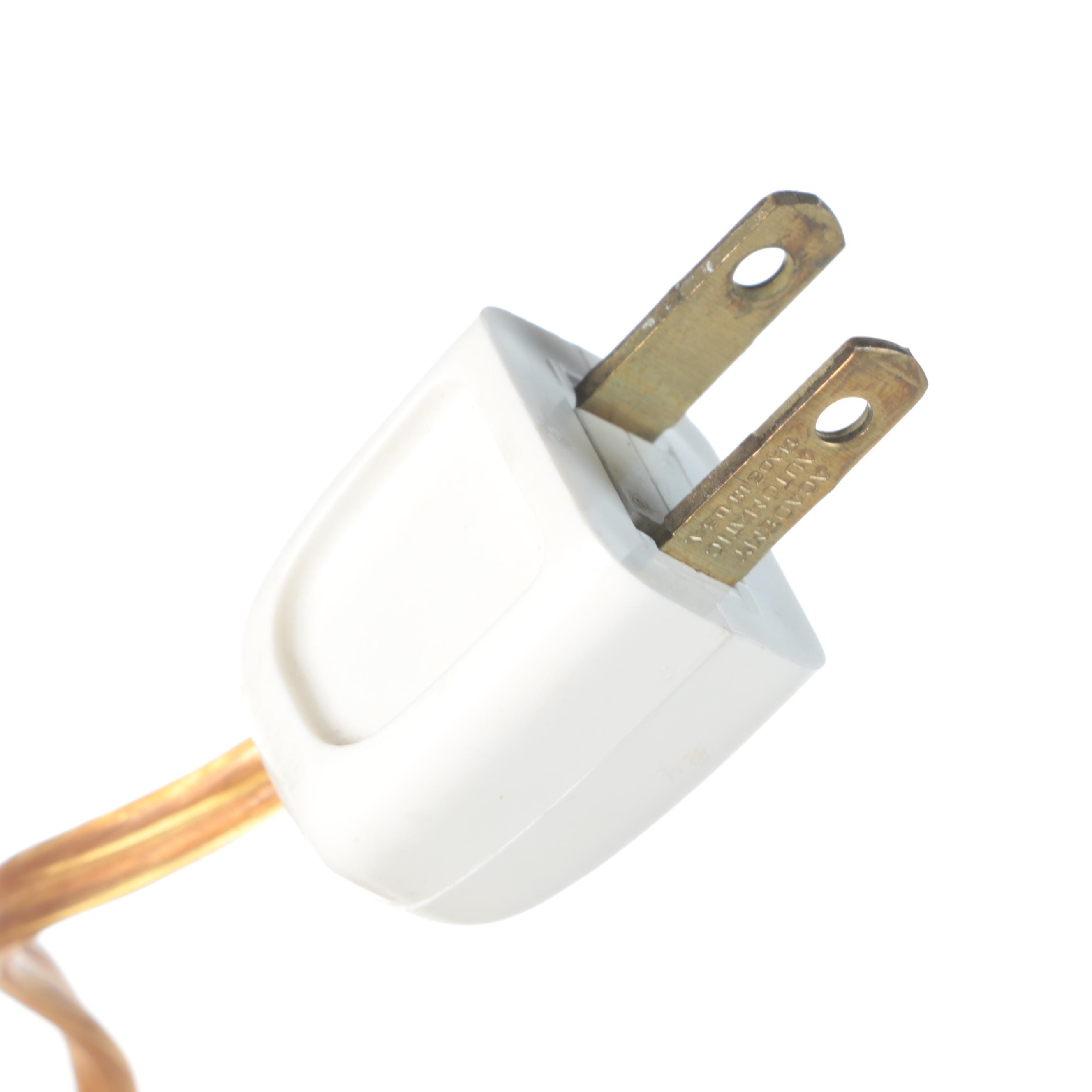 Chinese Blue and White Plum Blossom Porcelain Table Lamp, Mid to Late 20th C