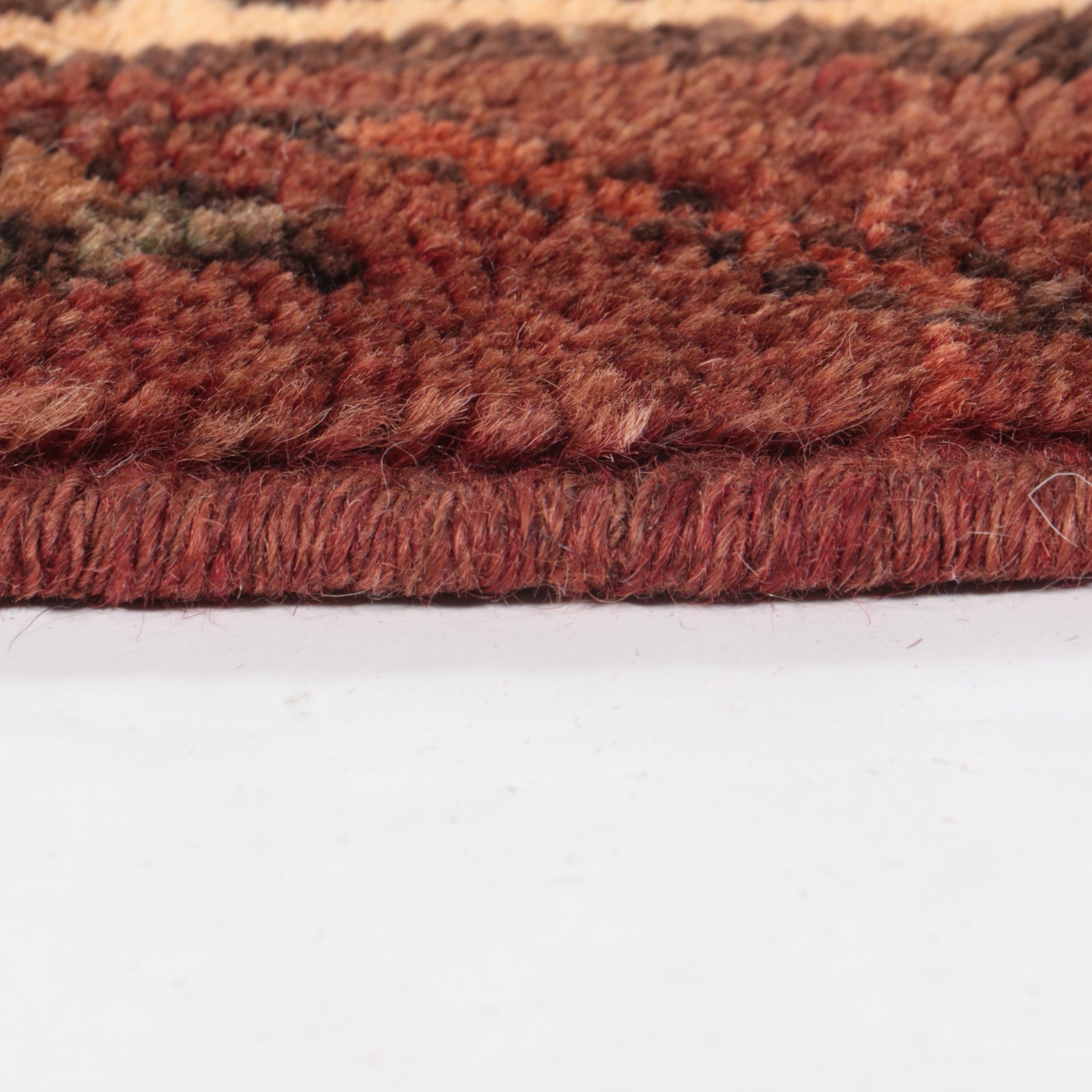 4'2 x 13'4 Hand-Knotted Turkish Konya Long Rug