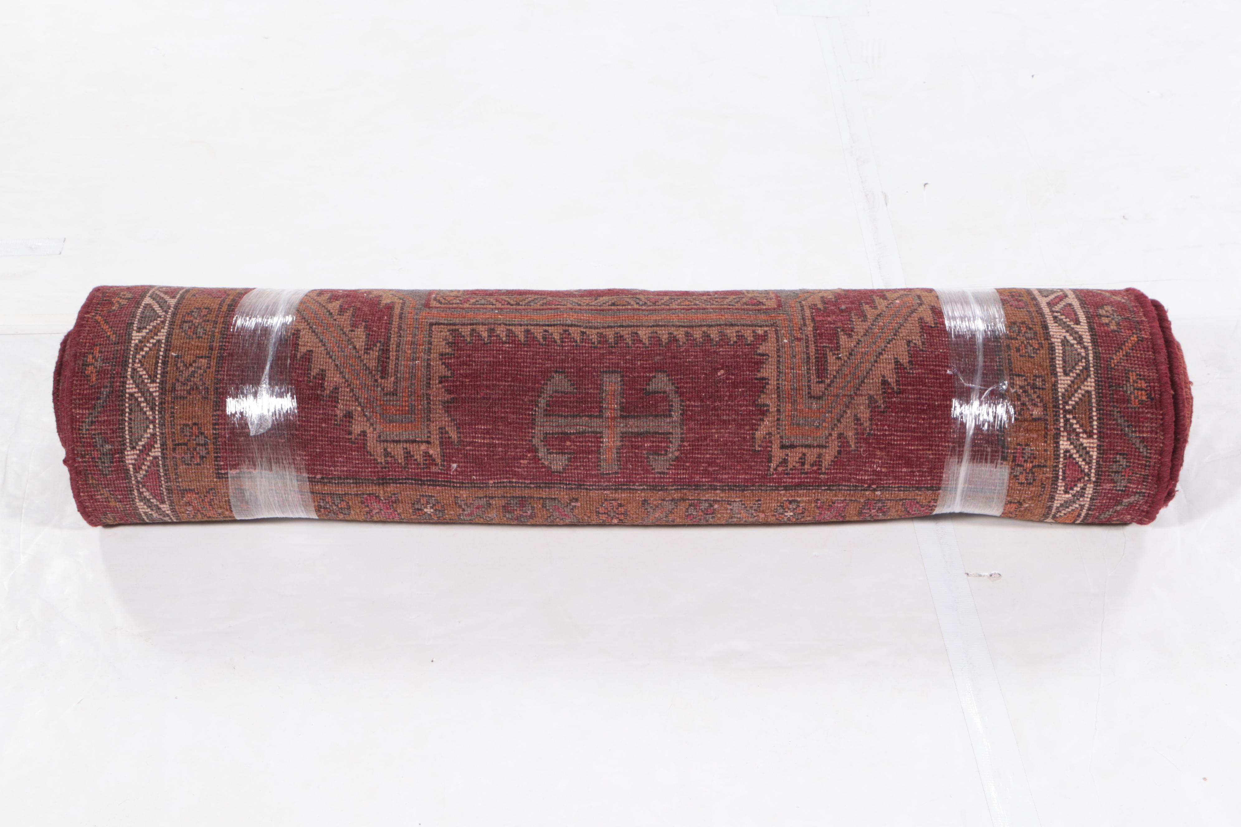 4'2 x 13'4 Hand-Knotted Turkish Konya Long Rug