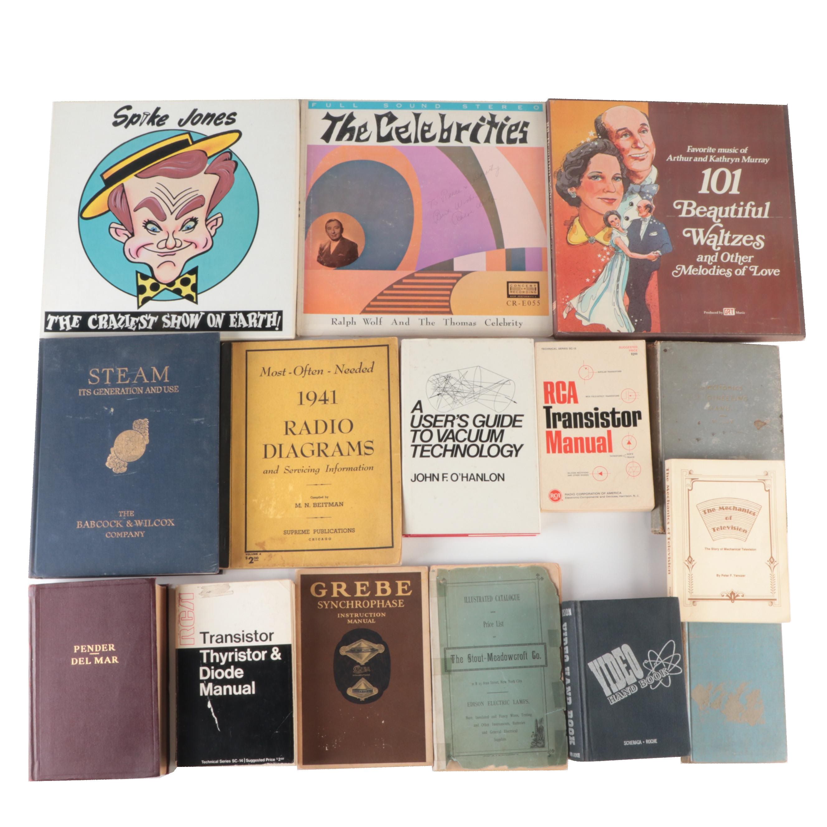 "Steam: Its Generation and Use" with Other Guide Books and Record Albums