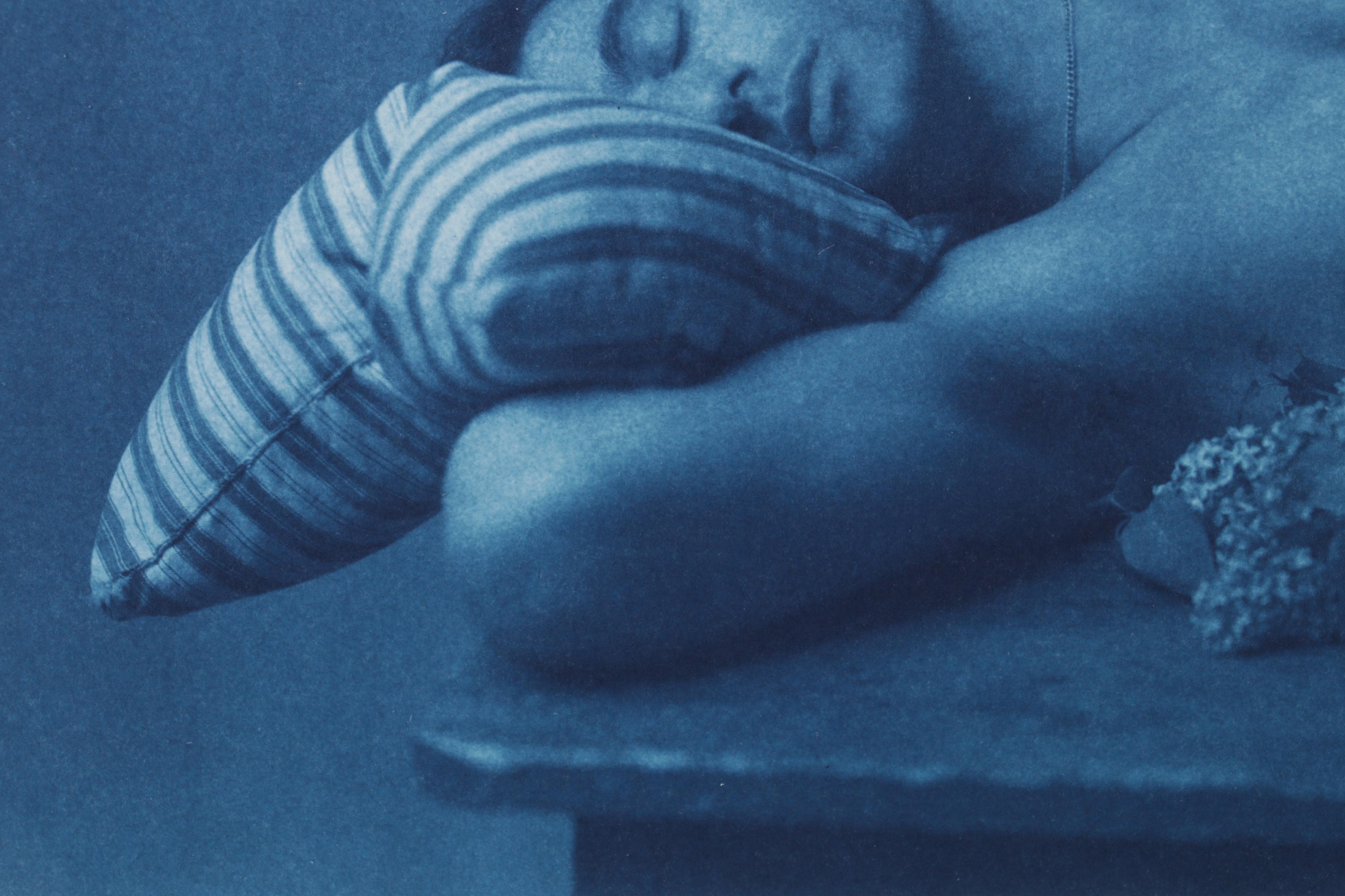 John Dugdale Photogravure "Self-Portrait With Lilacs for Walt Whitman," 2002