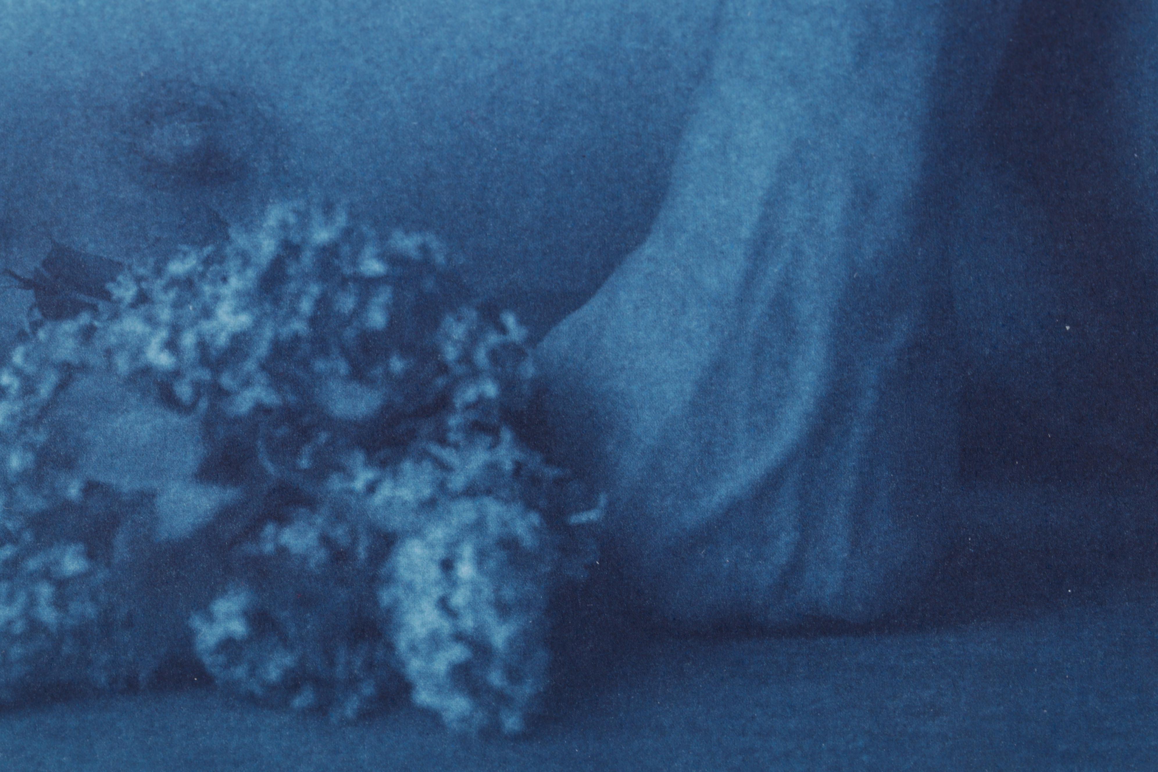 John Dugdale Photogravure "Self-Portrait With Lilacs for Walt Whitman," 2002