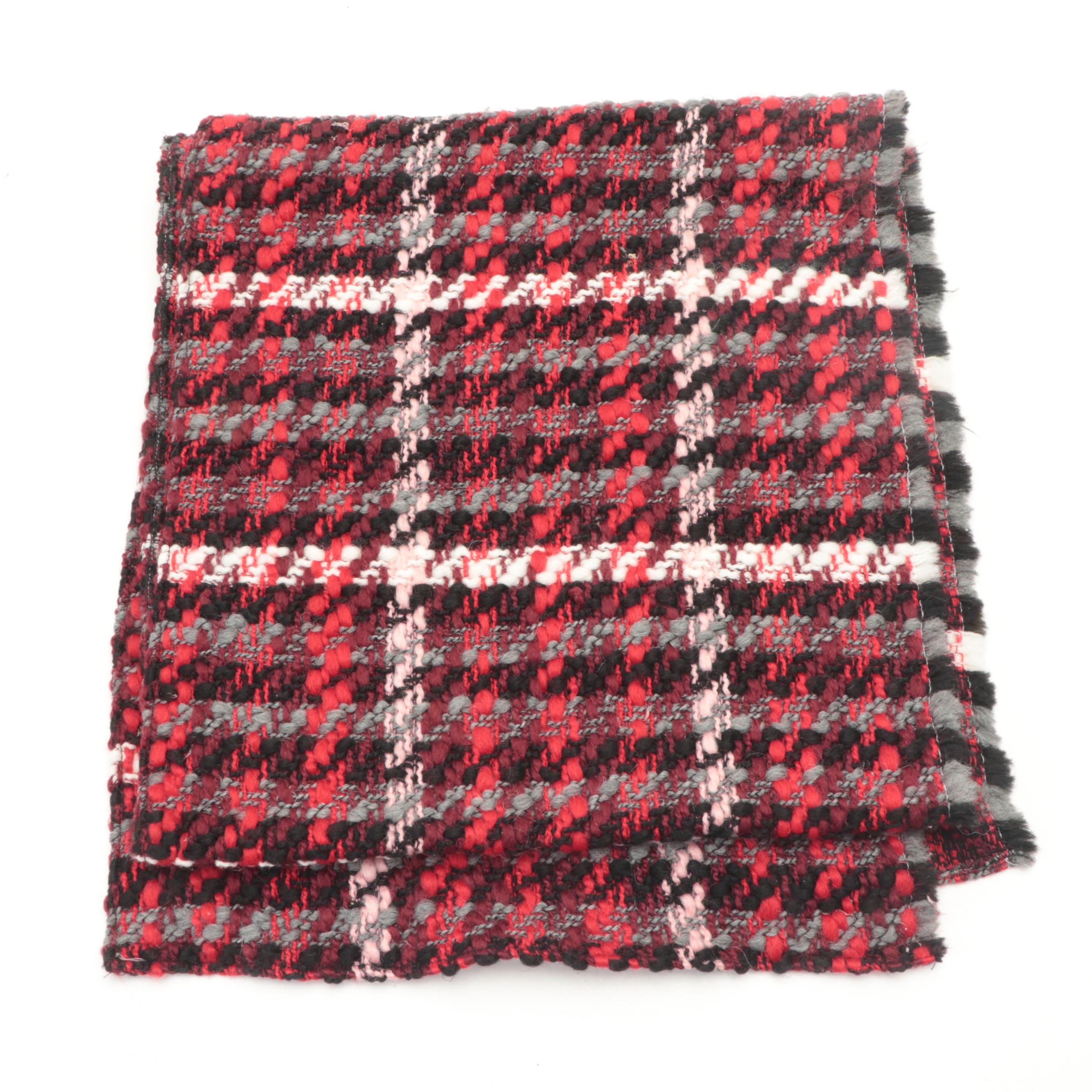 Marella Sport Turtleneck Bib Topper with Knotted Fringe and Other Scarves