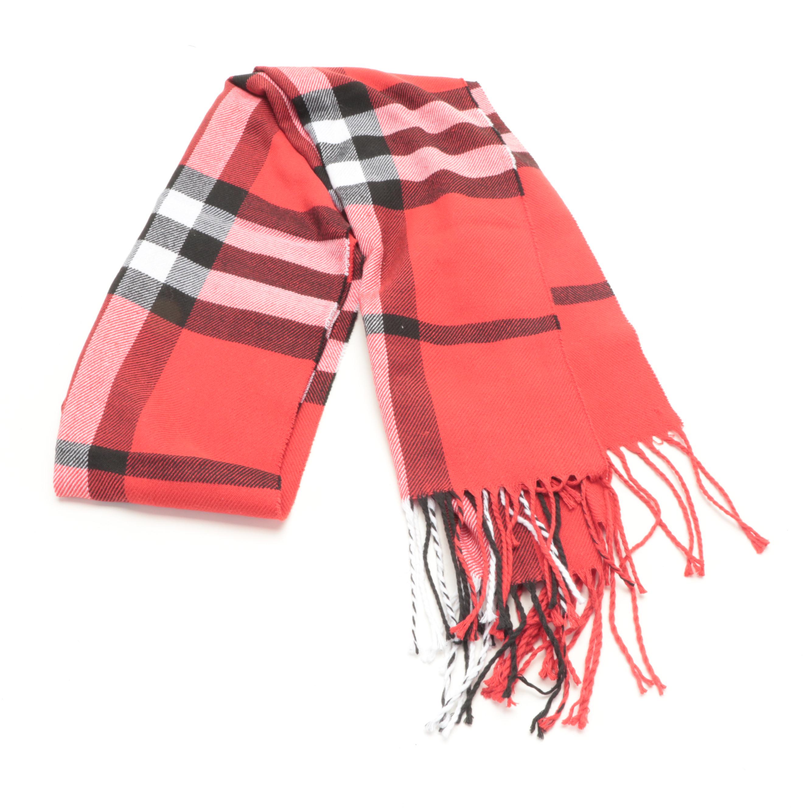 Marella Sport Turtleneck Bib Topper with Knotted Fringe and Other Scarves