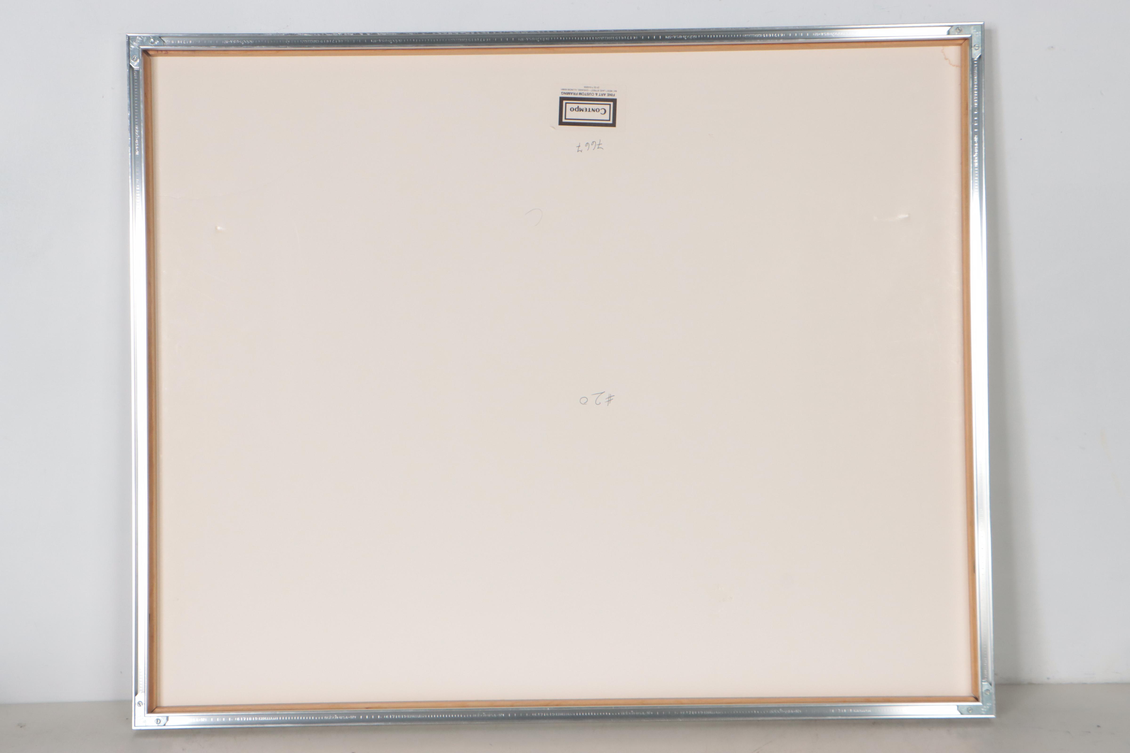 Fred Haines Woodland River Landscape Serigraph